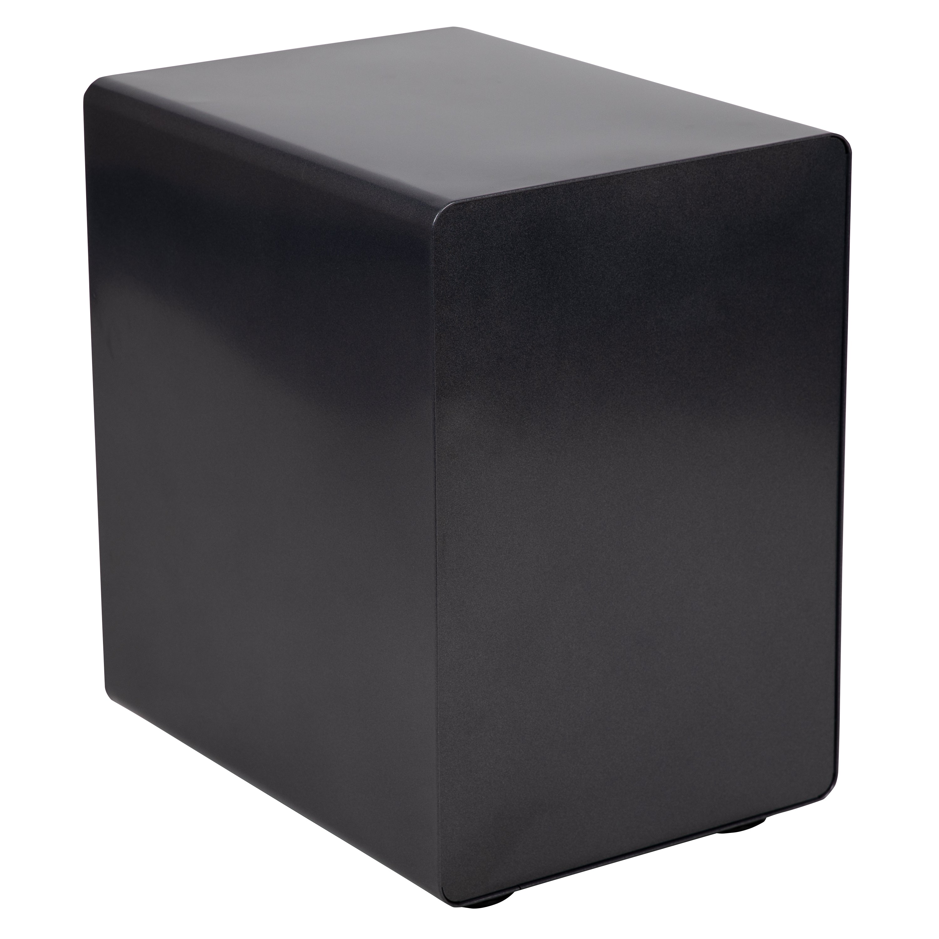 Ergonomic 3-Drawer Mobile Locking Filing Cabinet with Anti-Tilt Mechanism and Hanging Drawer for Legal & Letter Files