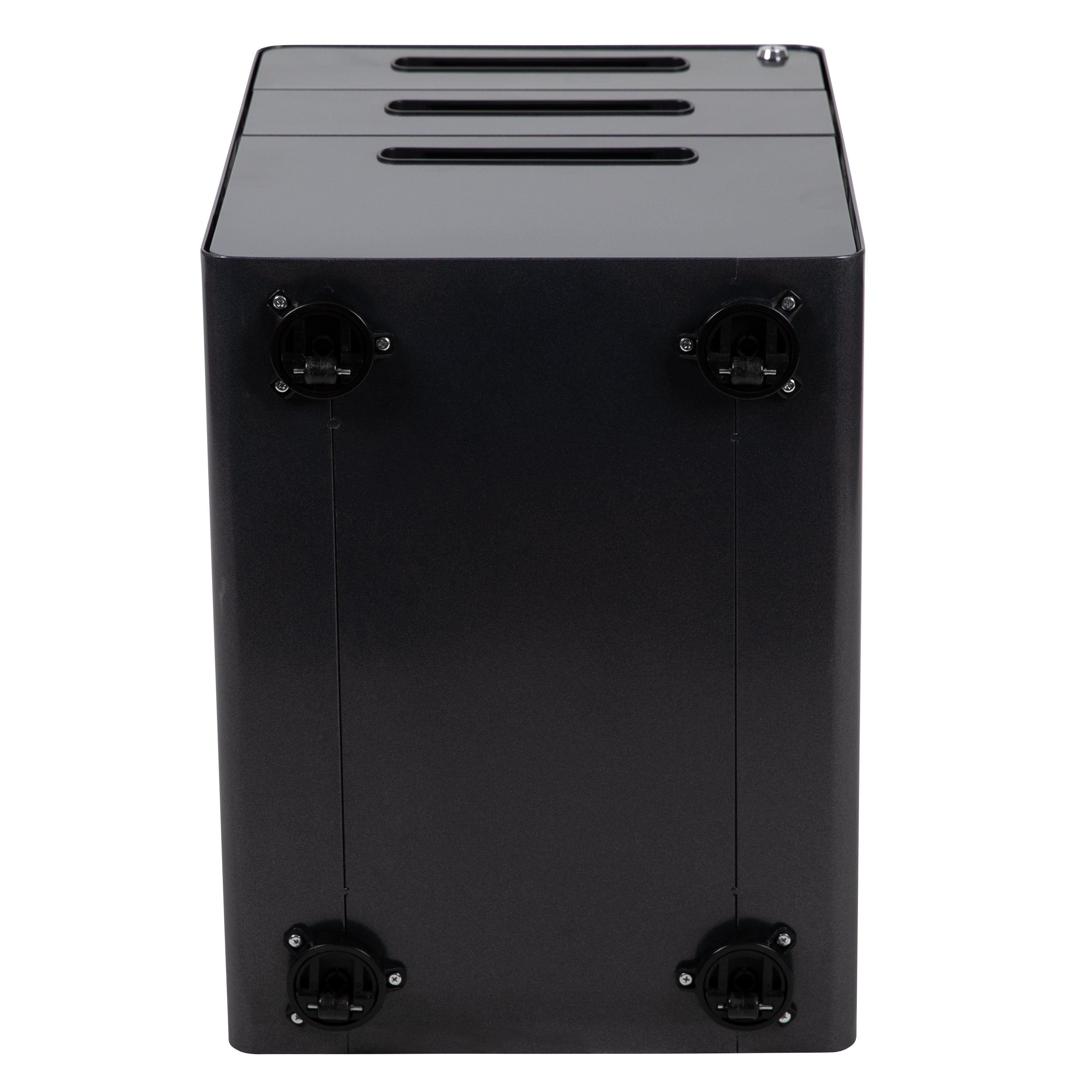 Ergonomic 3-Drawer Mobile Locking Filing Cabinet with Anti-Tilt Mechanism and Hanging Drawer for Legal & Letter Files