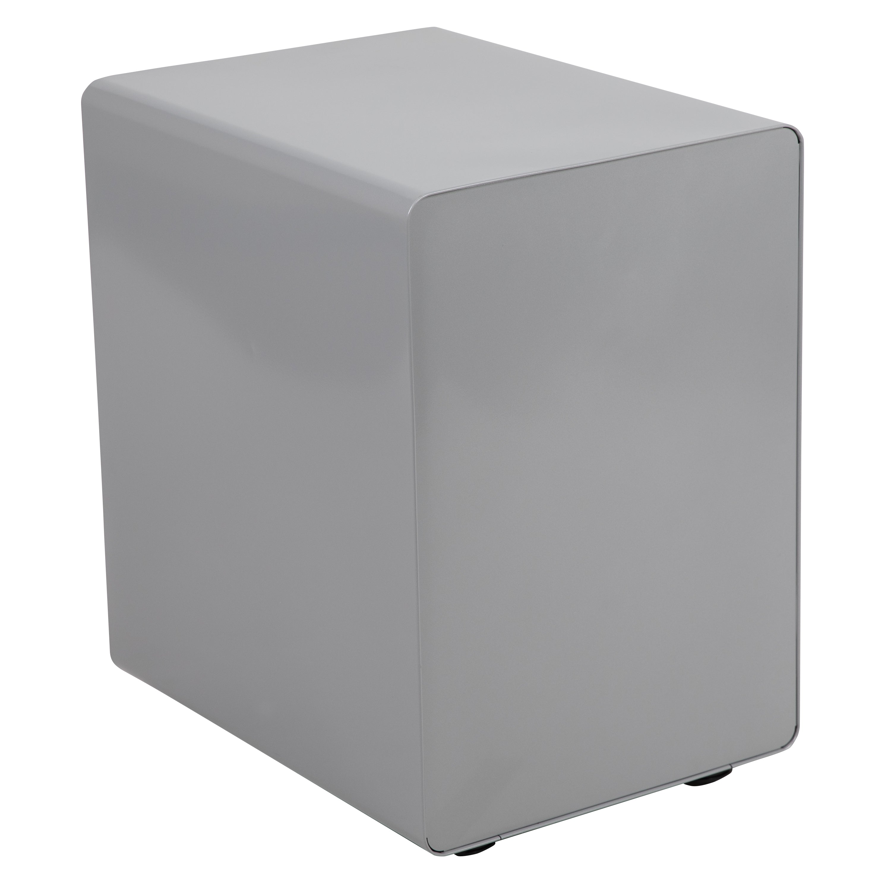 Ergonomic 3-Drawer Mobile Locking Filing Cabinet with Anti-Tilt Mechanism and Hanging Drawer for Legal & Letter Files