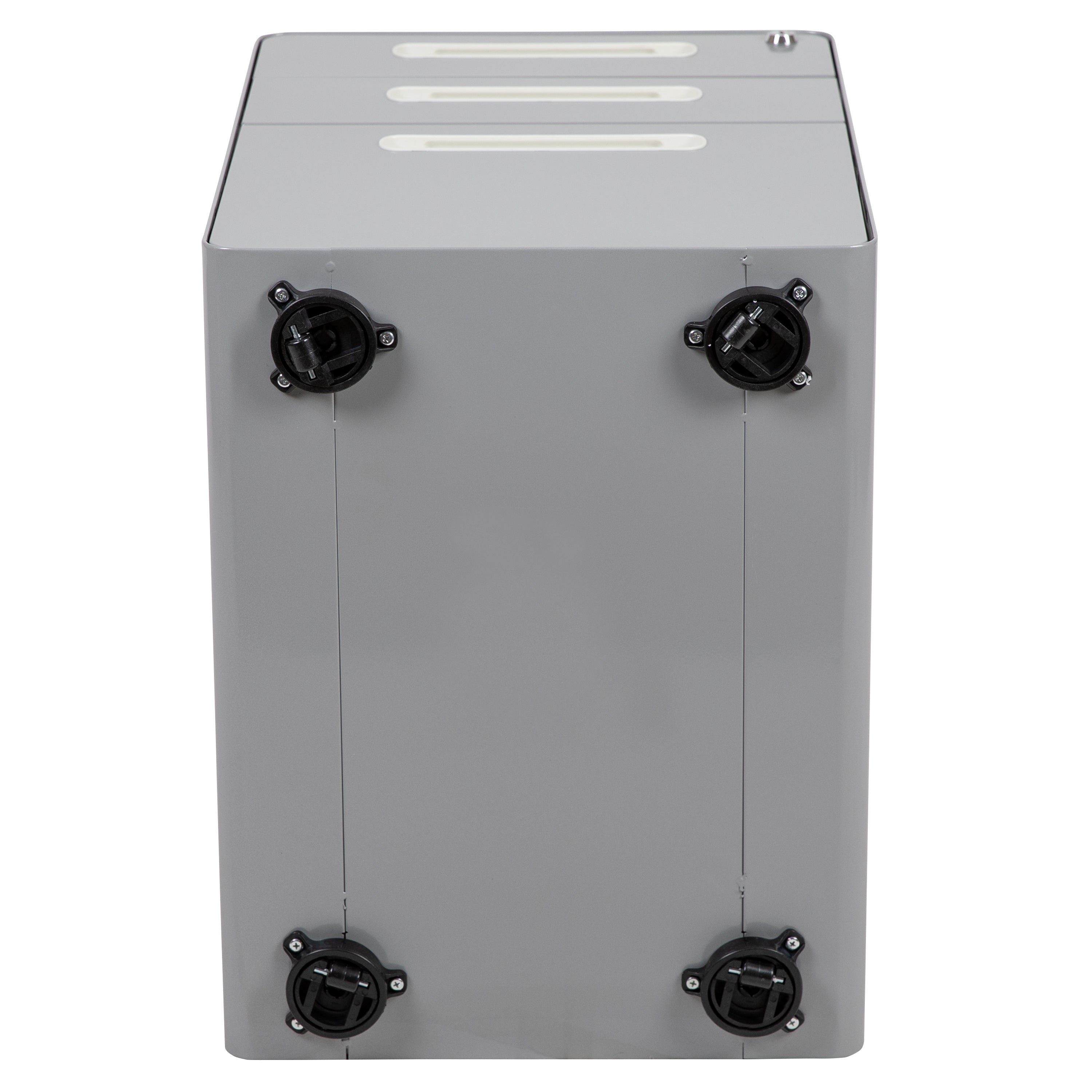 Ergonomic 3-Drawer Mobile Locking Filing Cabinet with Anti-Tilt Mechanism and Hanging Drawer for Legal & Letter Files