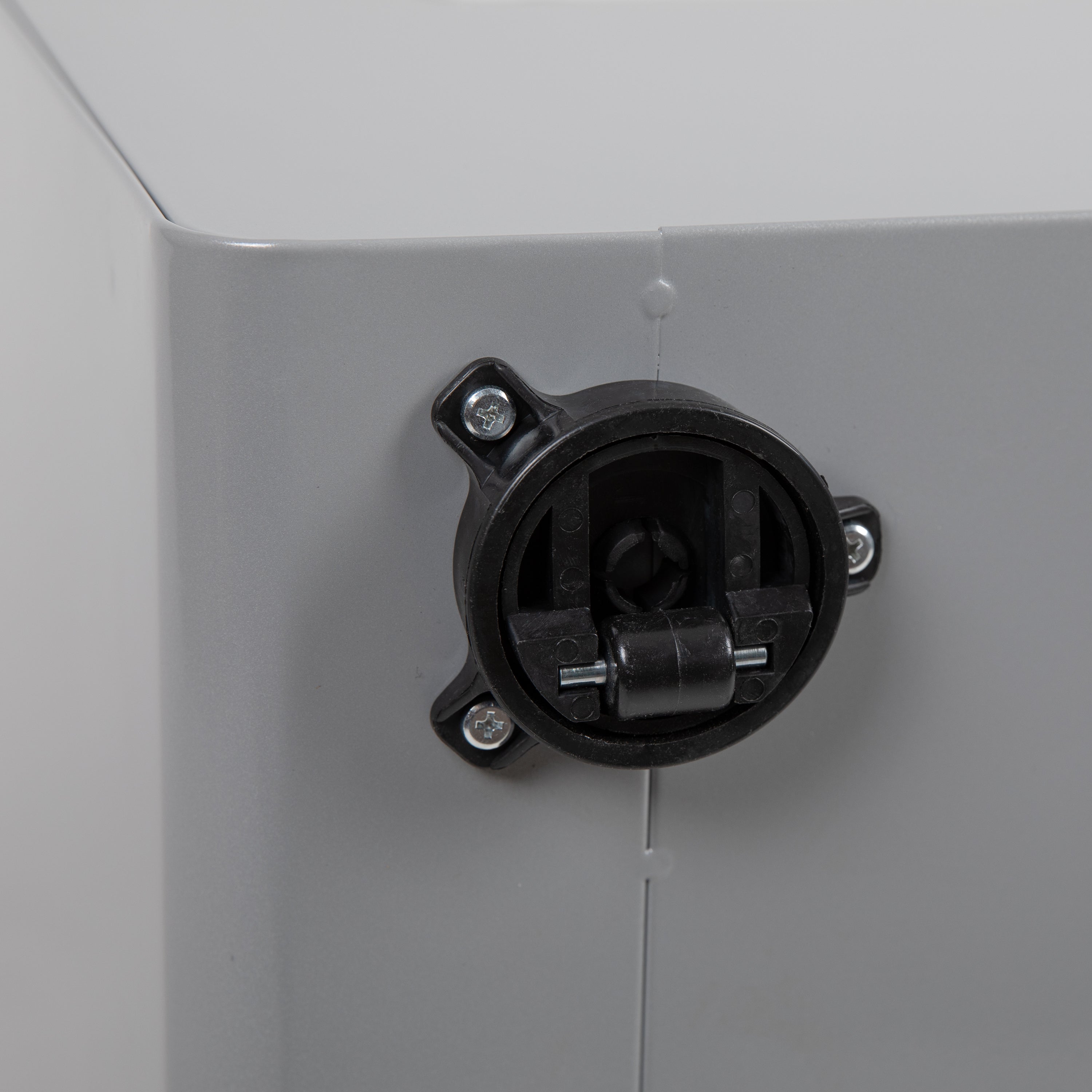 Ergonomic 3-Drawer Mobile Locking Filing Cabinet with Anti-Tilt Mechanism and Hanging Drawer for Legal & Letter Files