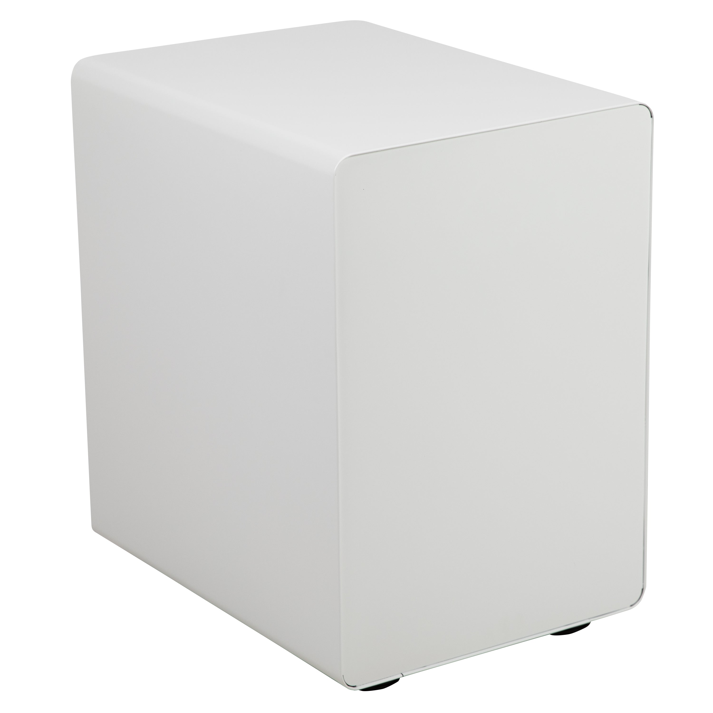 Ergonomic 3-Drawer Mobile Locking Filing Cabinet with Anti-Tilt Mechanism and Hanging Drawer for Legal & Letter Files