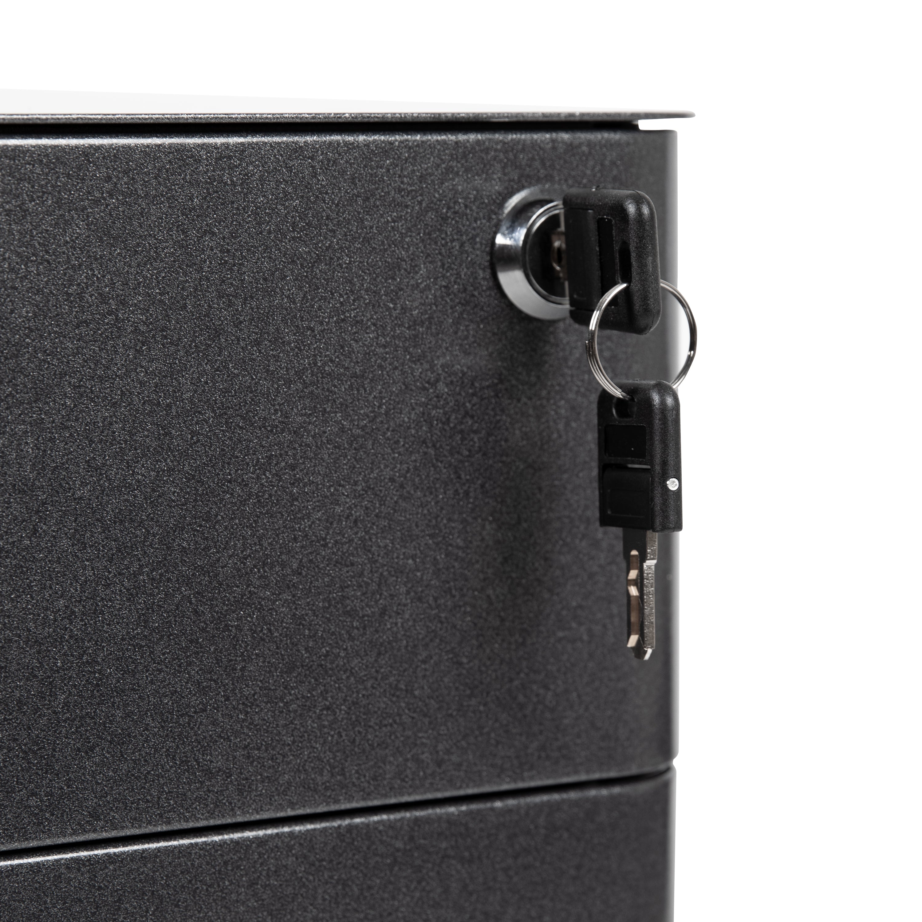 Modern 3-Drawer Mobile Locking Filing Cabinet with Anti-Tilt Mechanism and Hanging Drawer for Legal & Letter Files