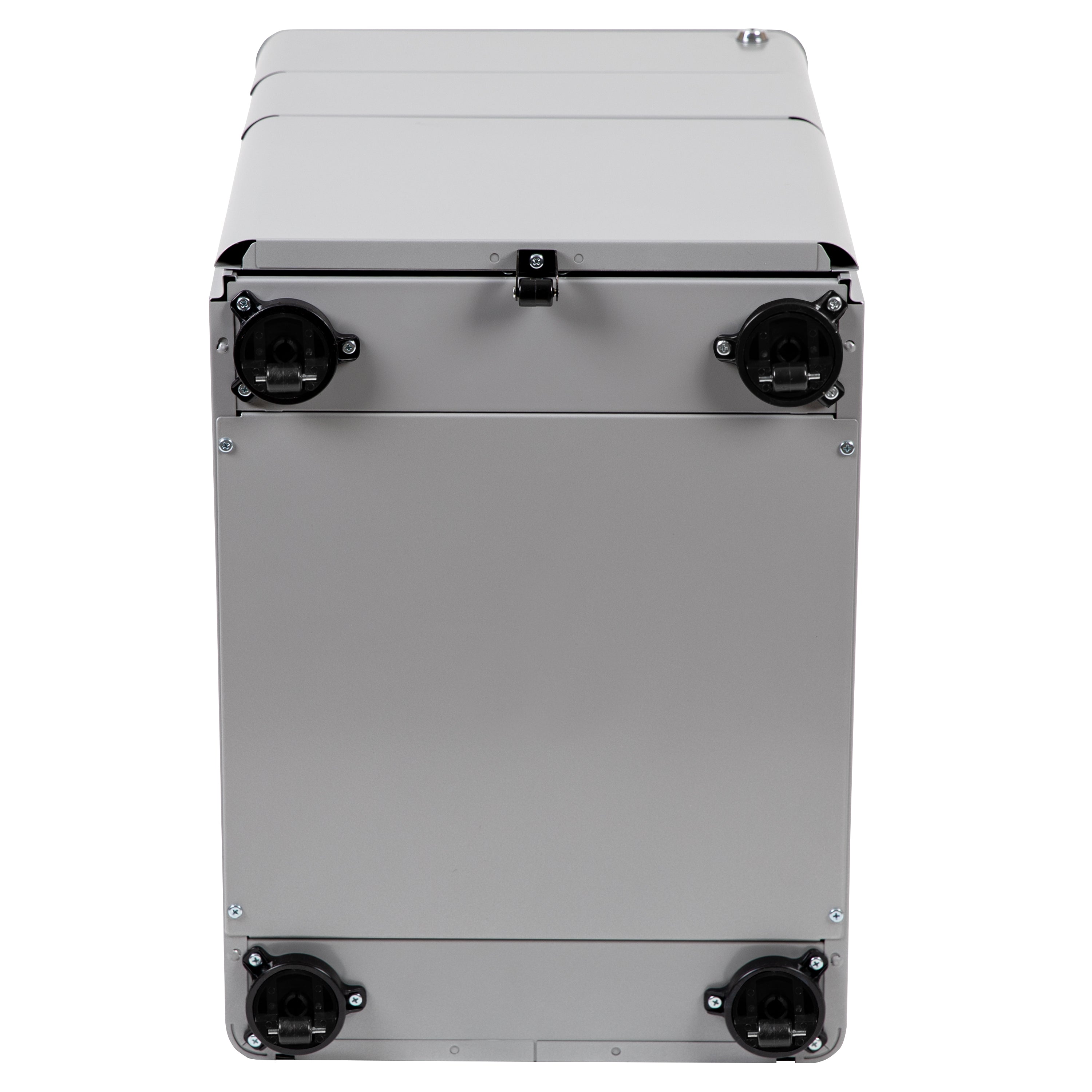 Modern 3-Drawer Mobile Locking Filing Cabinet with Anti-Tilt Mechanism and Hanging Drawer for Legal & Letter Files