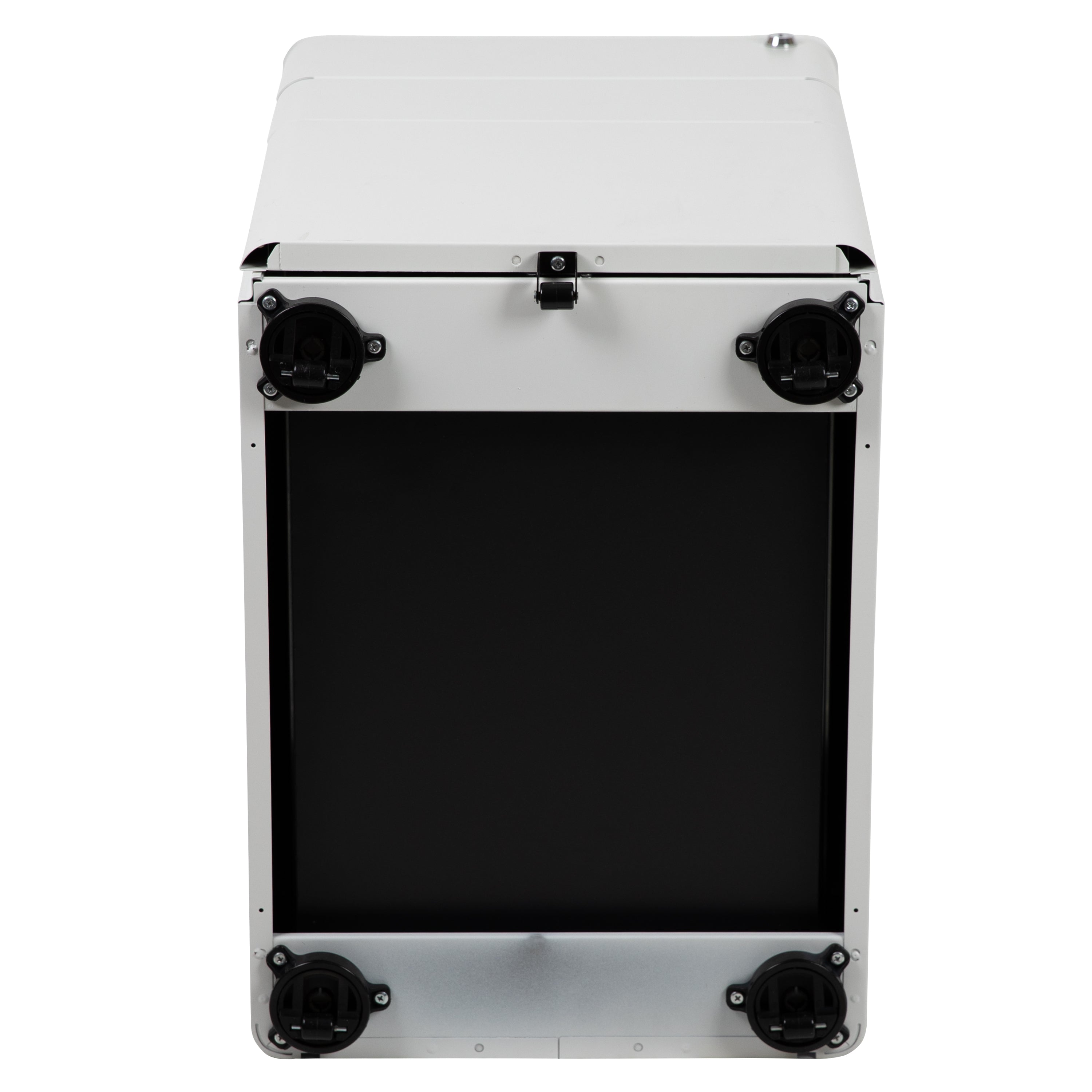 Modern 3-Drawer Mobile Locking Filing Cabinet with Anti-Tilt Mechanism and Hanging Drawer for Legal & Letter Files