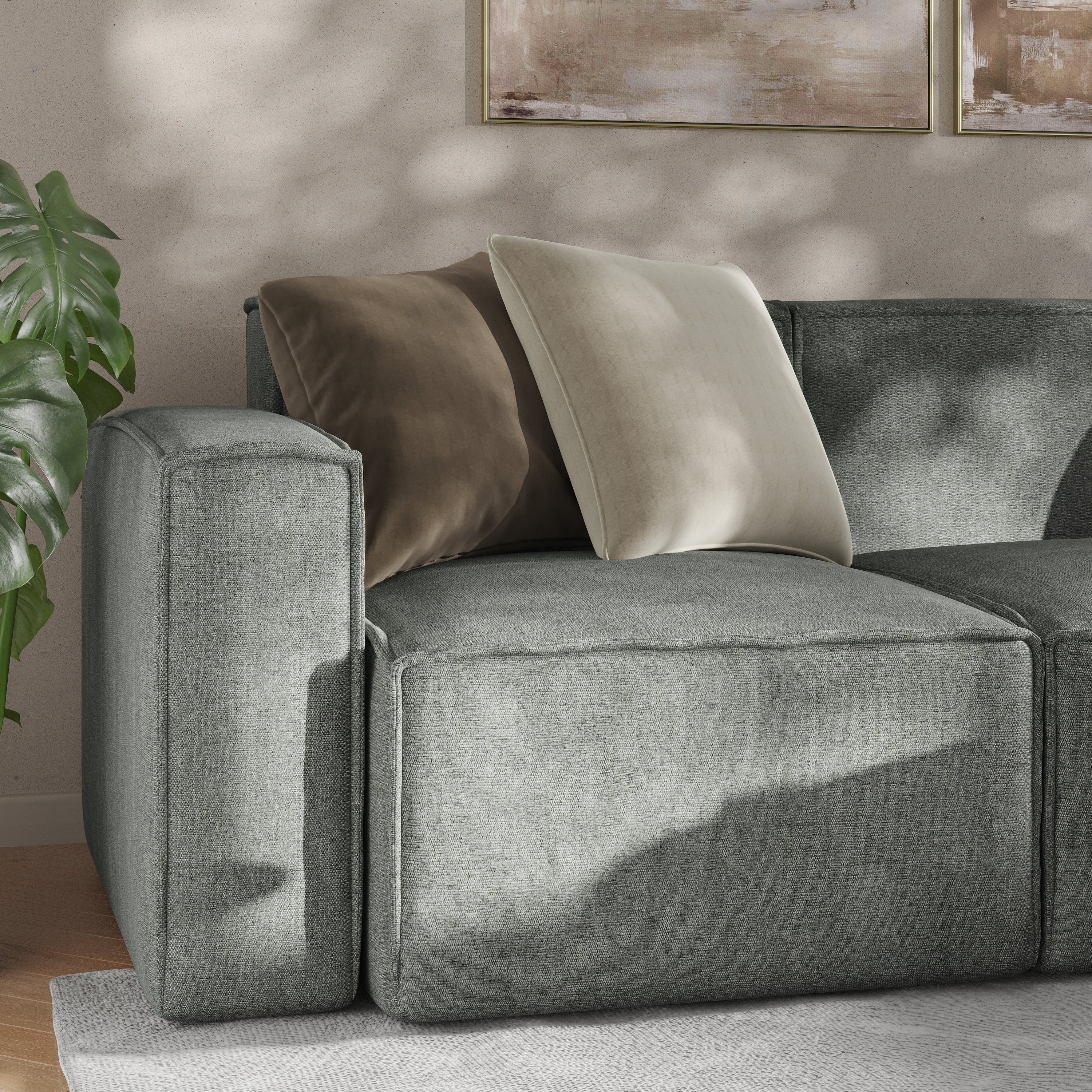 Bridgetown Luxury Modular Sectional Sofa Left Side with Arm Rest