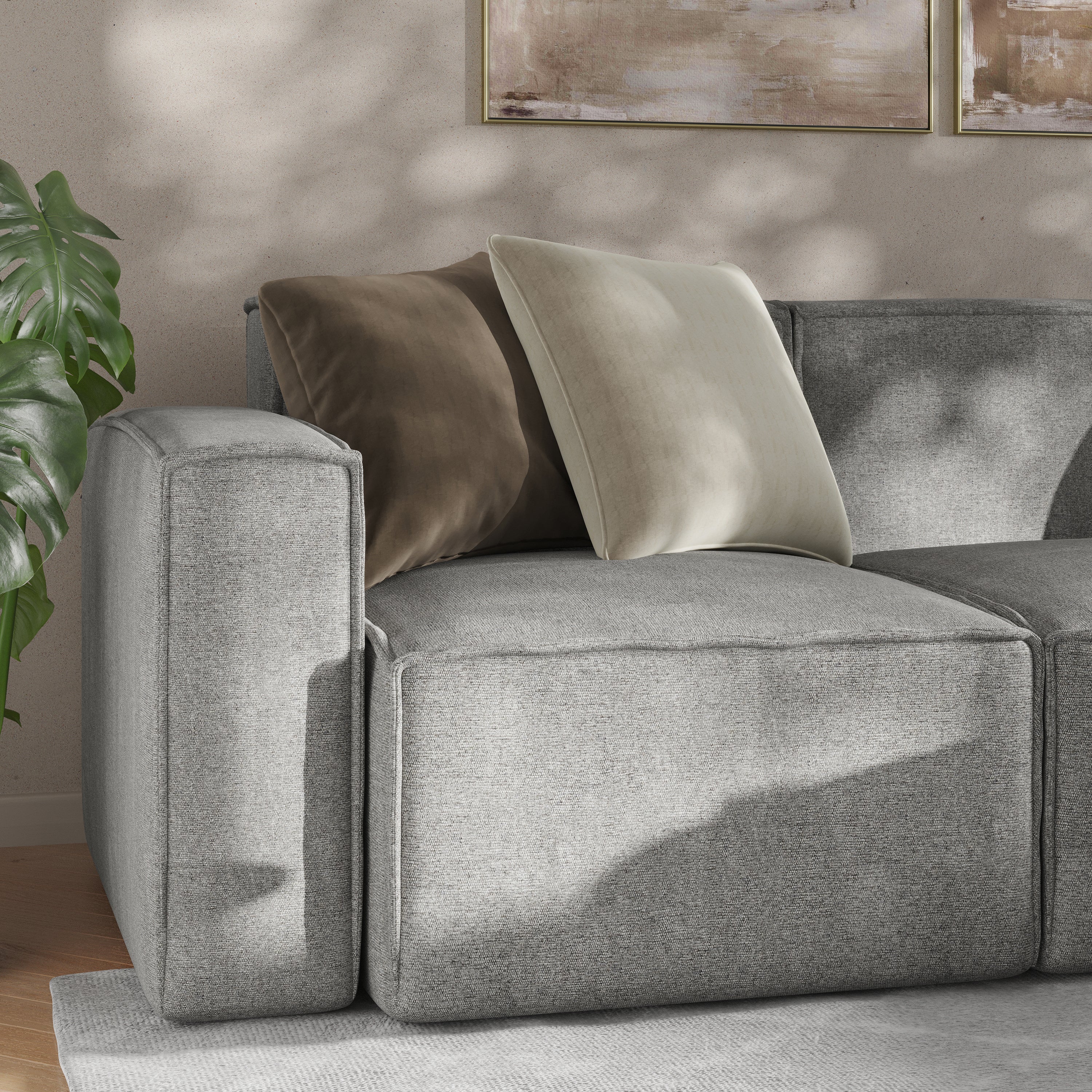 Bridgetown Luxury Modular Sectional Sofa Left Side with Arm Rest