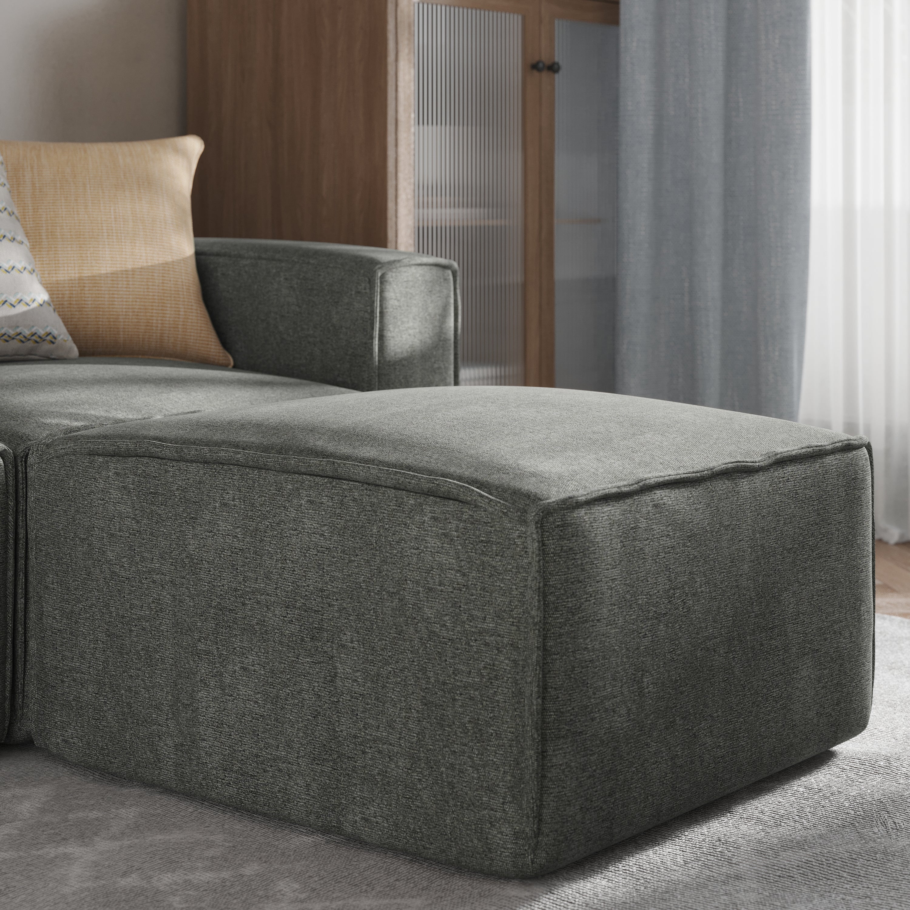 Bridgetown Luxury Modular Sectional Sofa Ottoman Seat