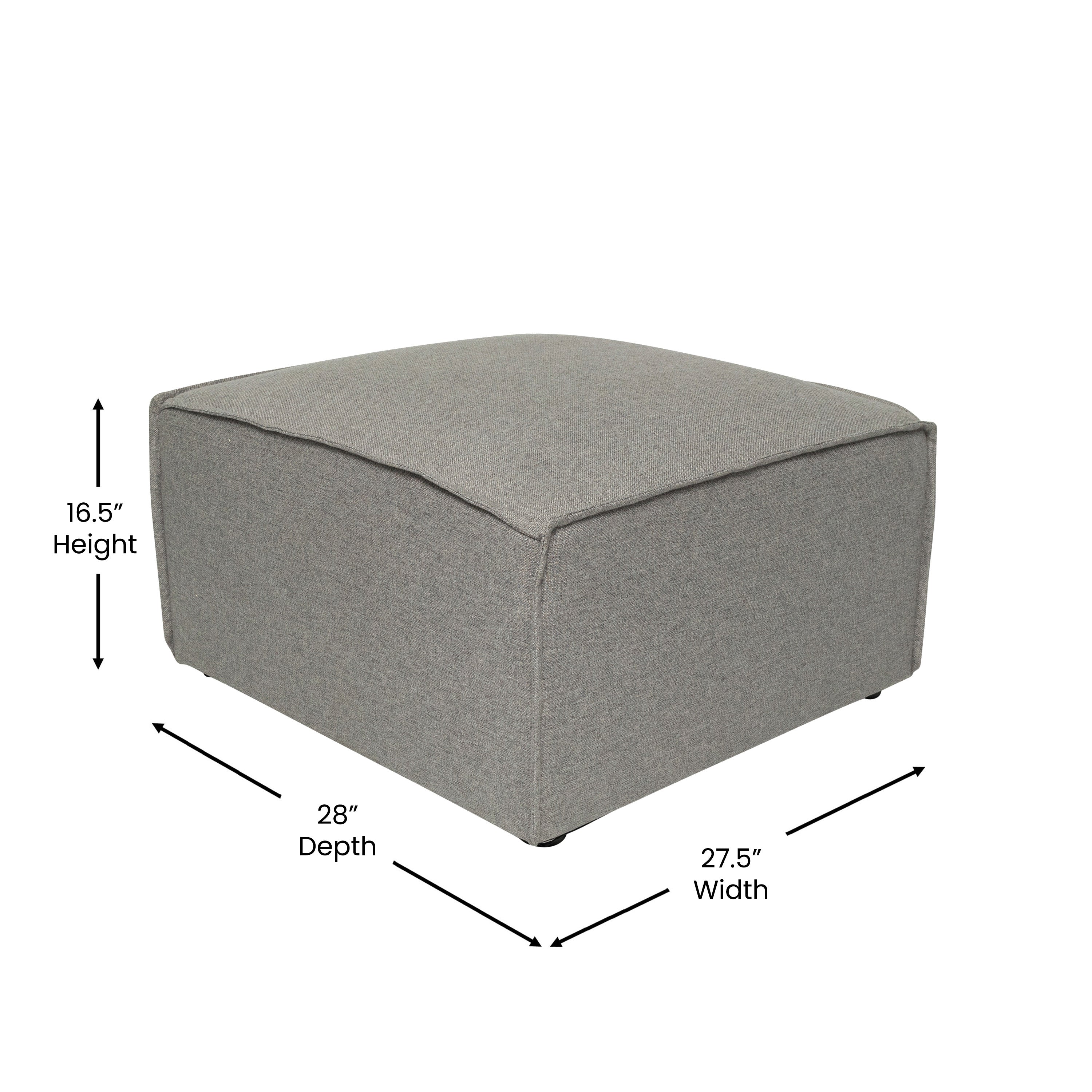 Bridgetown Luxury Modular Sectional Sofa Ottoman Seat