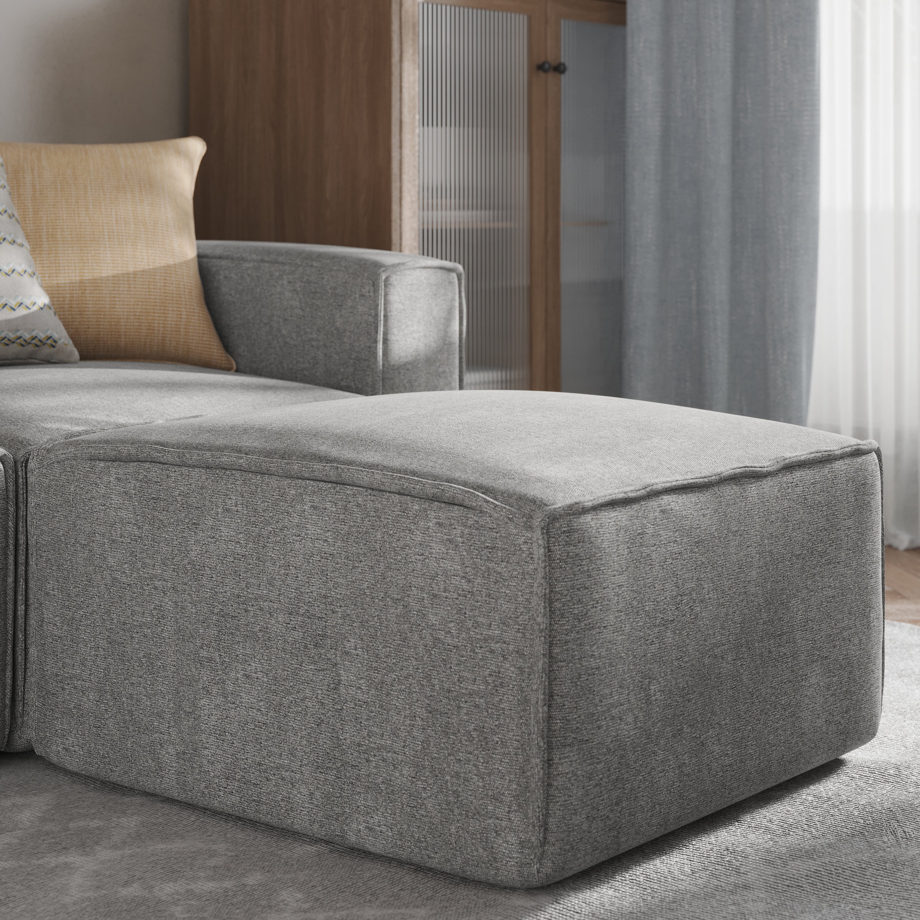 Bridgetown Luxury Modular Sectional Sofa Ottoman Seat