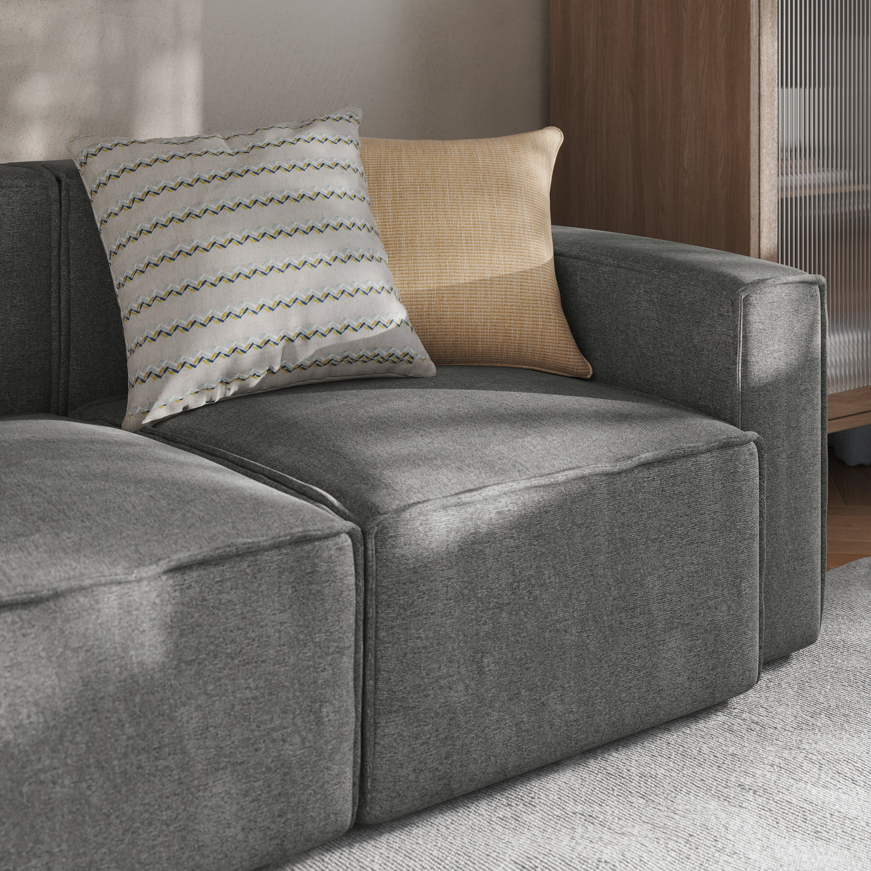 Bridgetown Luxury Modular Sectional Sofa Right Side with Arm Rest