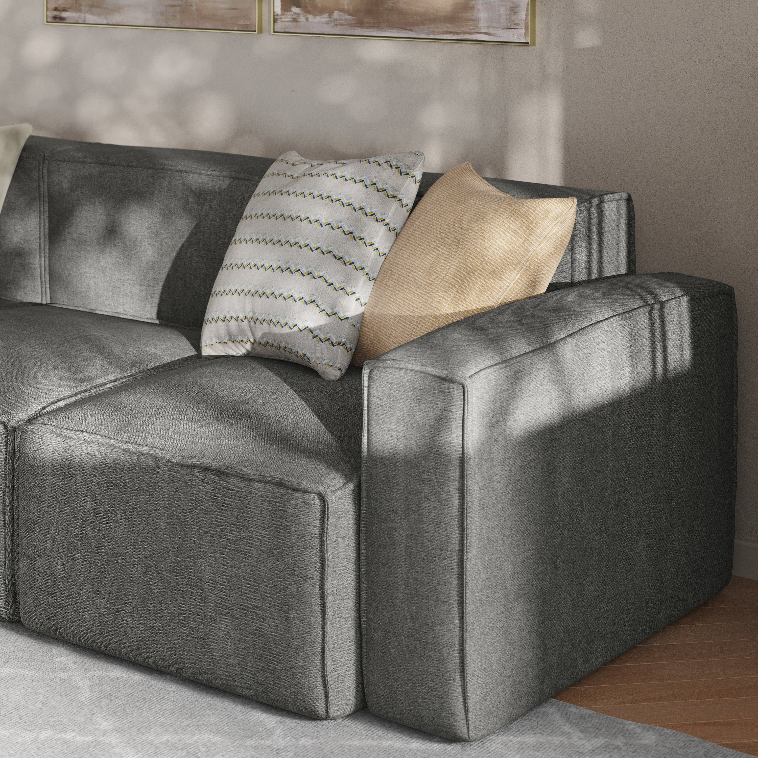 Bridgetown Luxury Modular Sectional Sofa Right Side with Arm Rest
