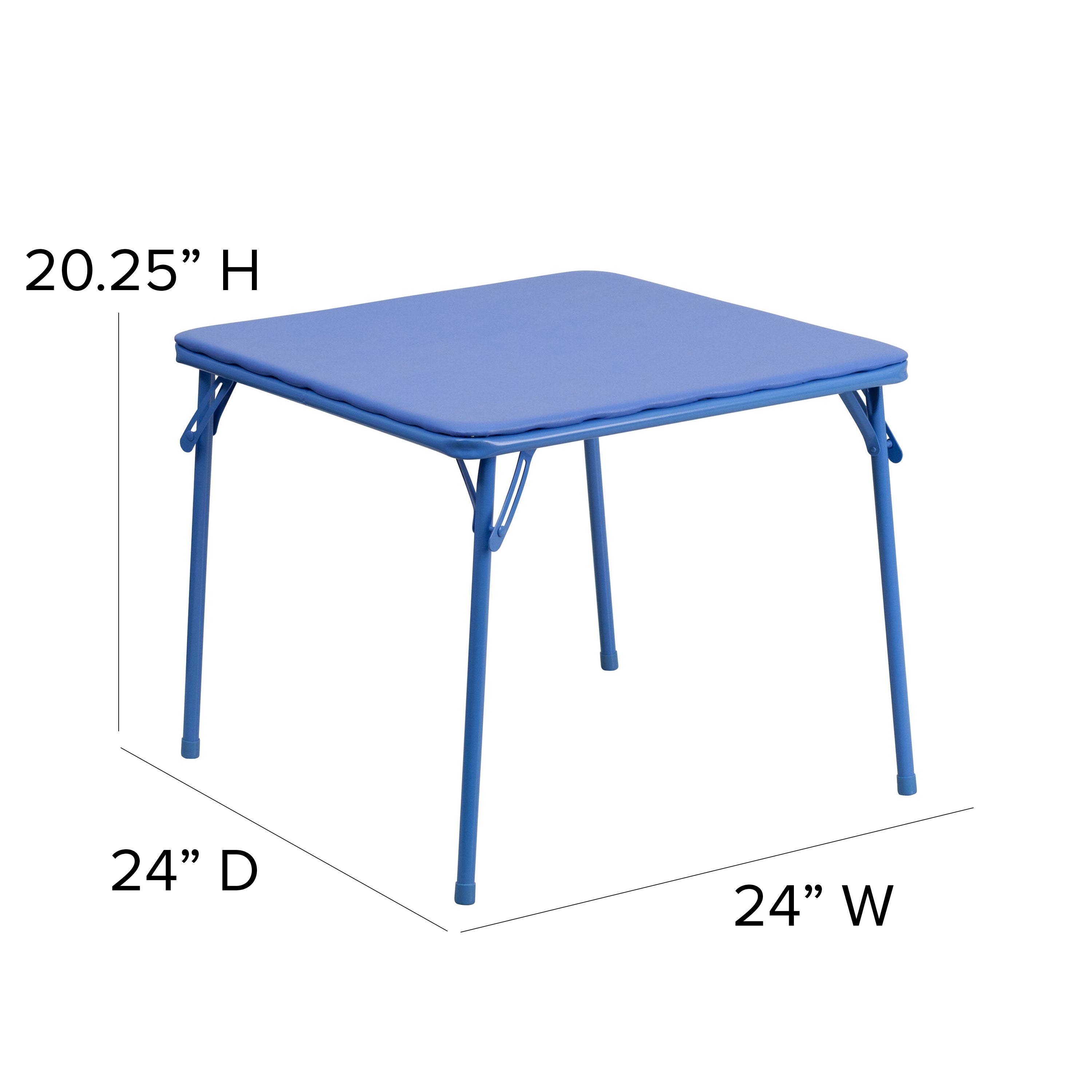Kids Folding Table-Kid's Plastic Folding Table-Flash Furniture-Wall2Wall Furnishings