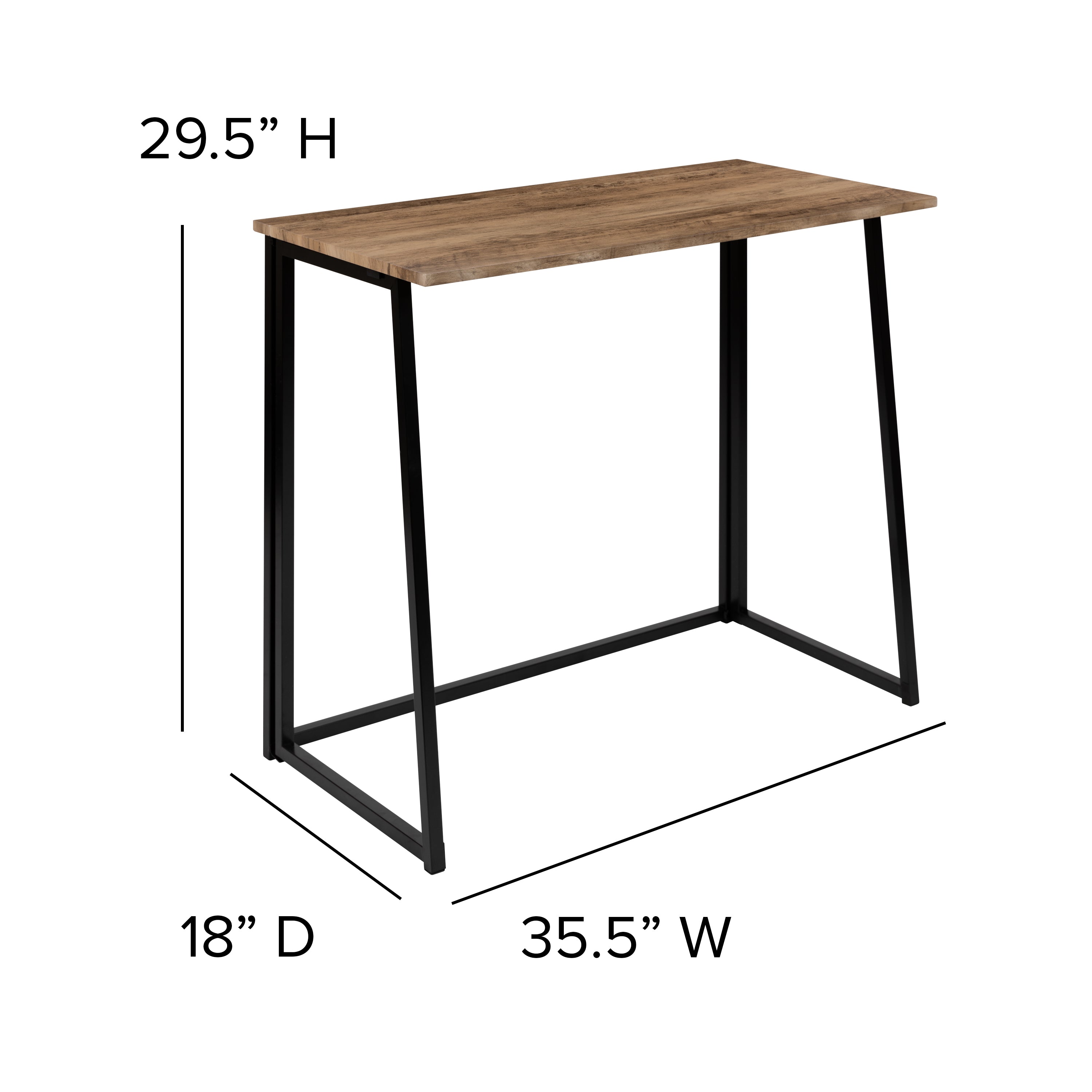 Small Home Office Folding Computer Desk - Laptop Desk