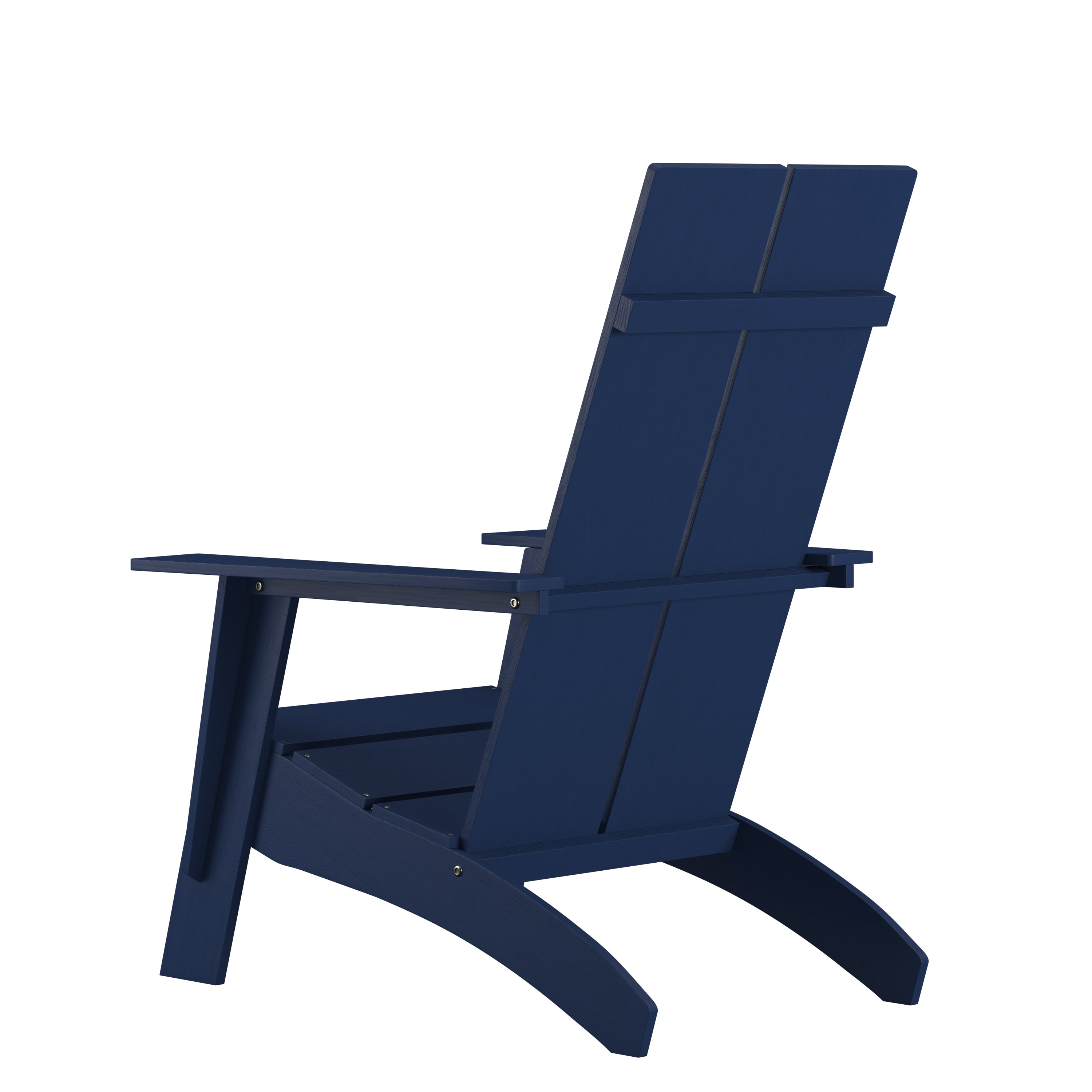 Sawyer Modern All-Weather Poly Resin Wood Adirondack Chair-Outdoor Chair-Flash Furniture-Wall2Wall Furnishings