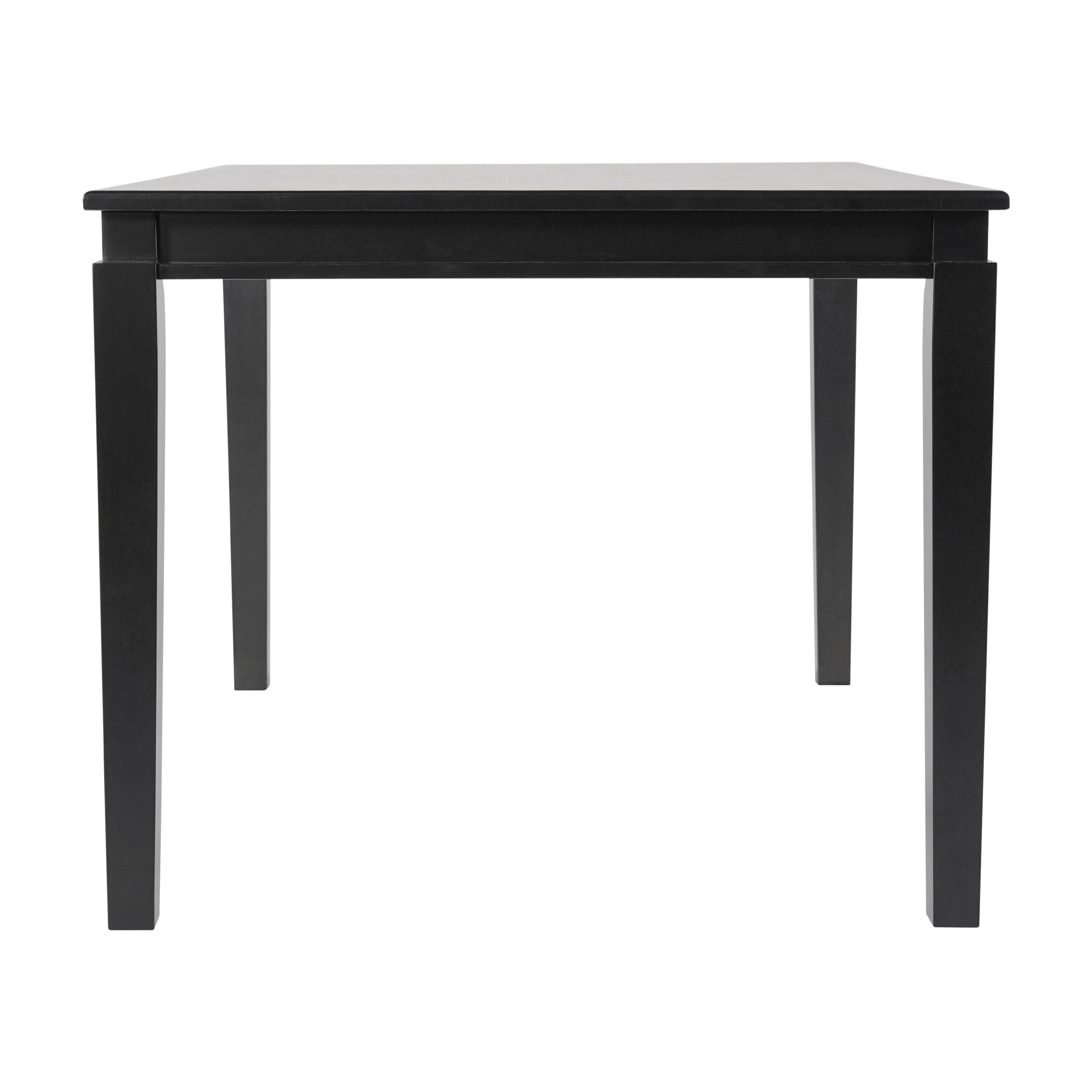 Henry Solid Wood Dining Table, Heavy Duty Rectangle Wood Table for 4