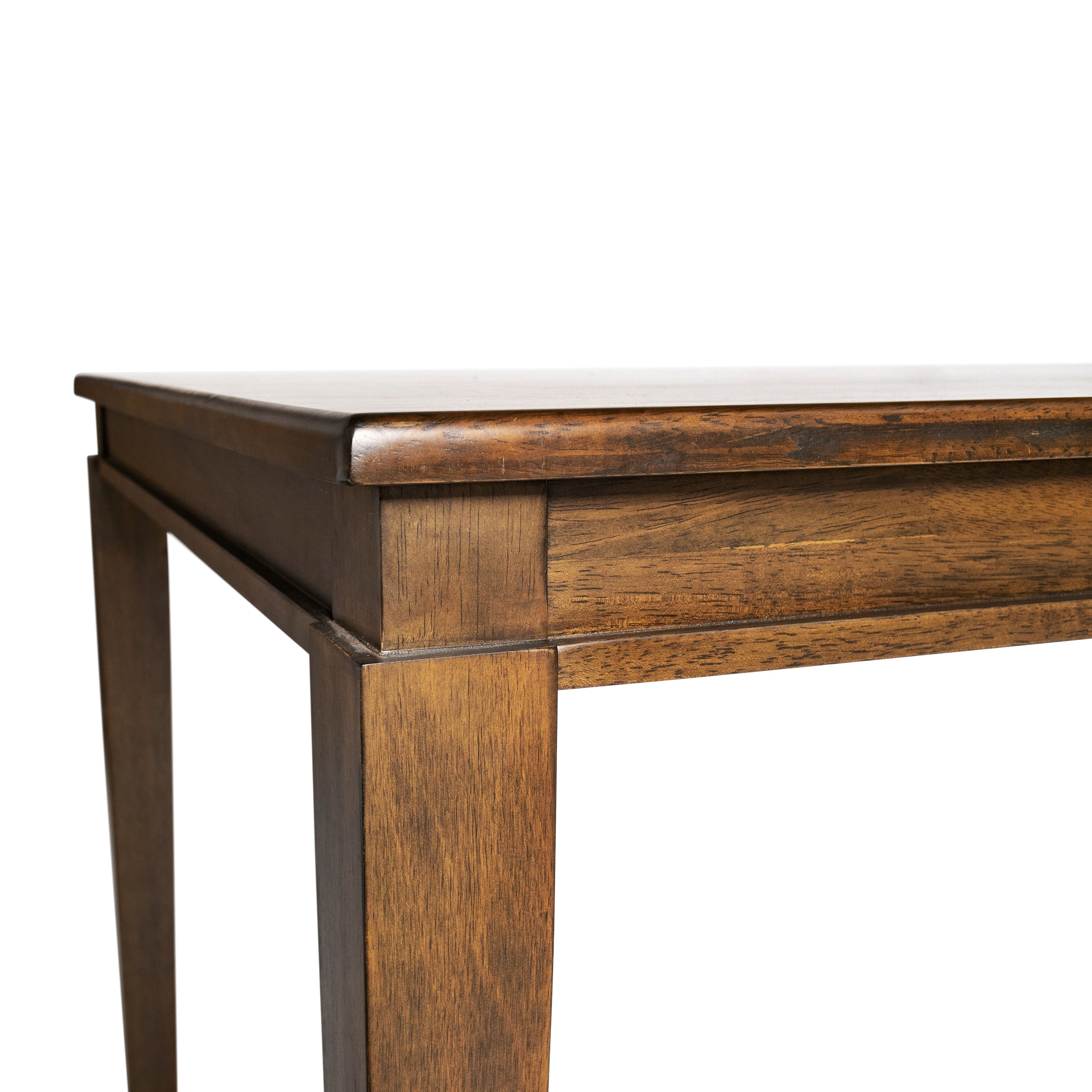 Henry Solid Wood Dining Table, Heavy Duty Rectangle Wood Table for 6