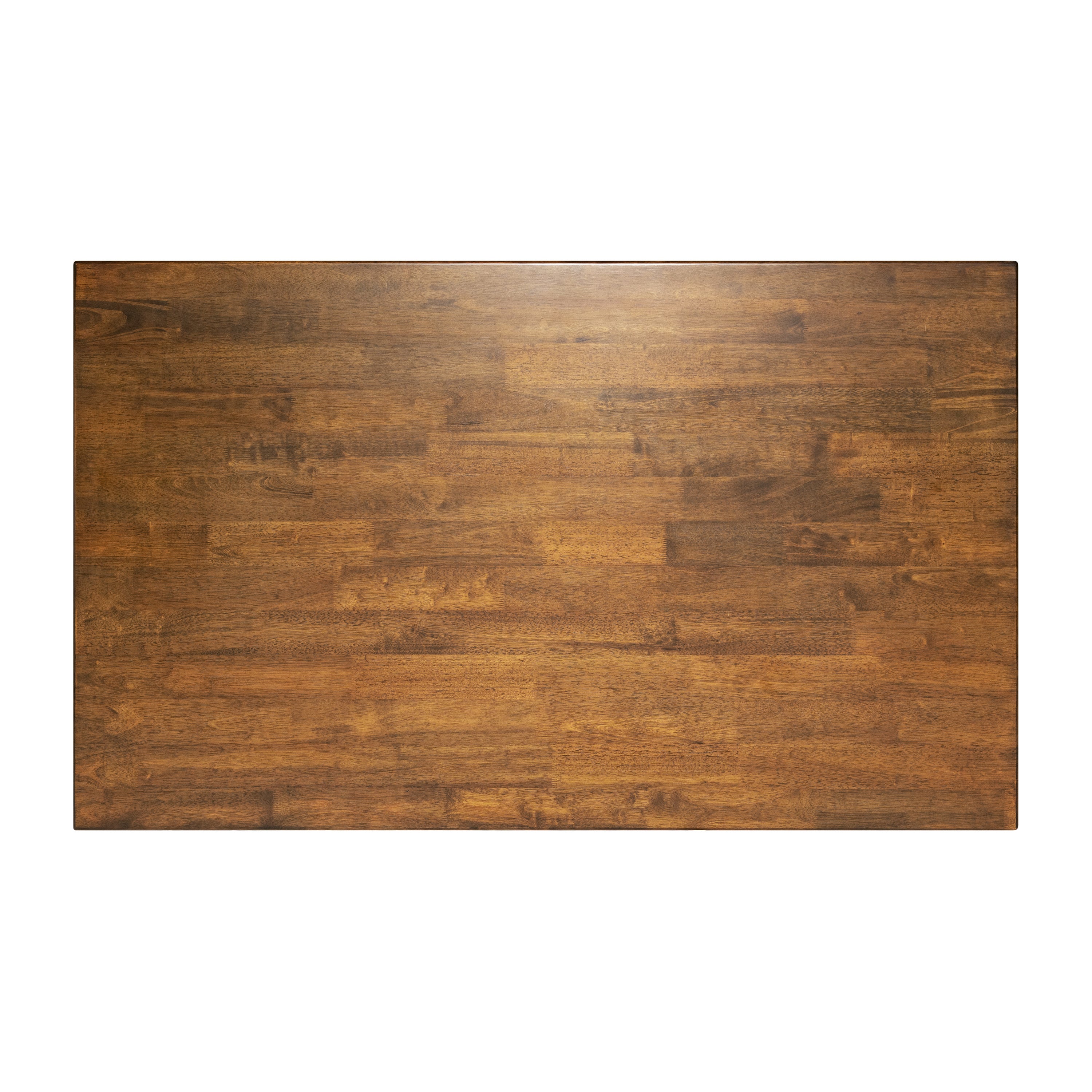 Henry Solid Wood Dining Table, Heavy Duty Rectangle Wood Table for 6