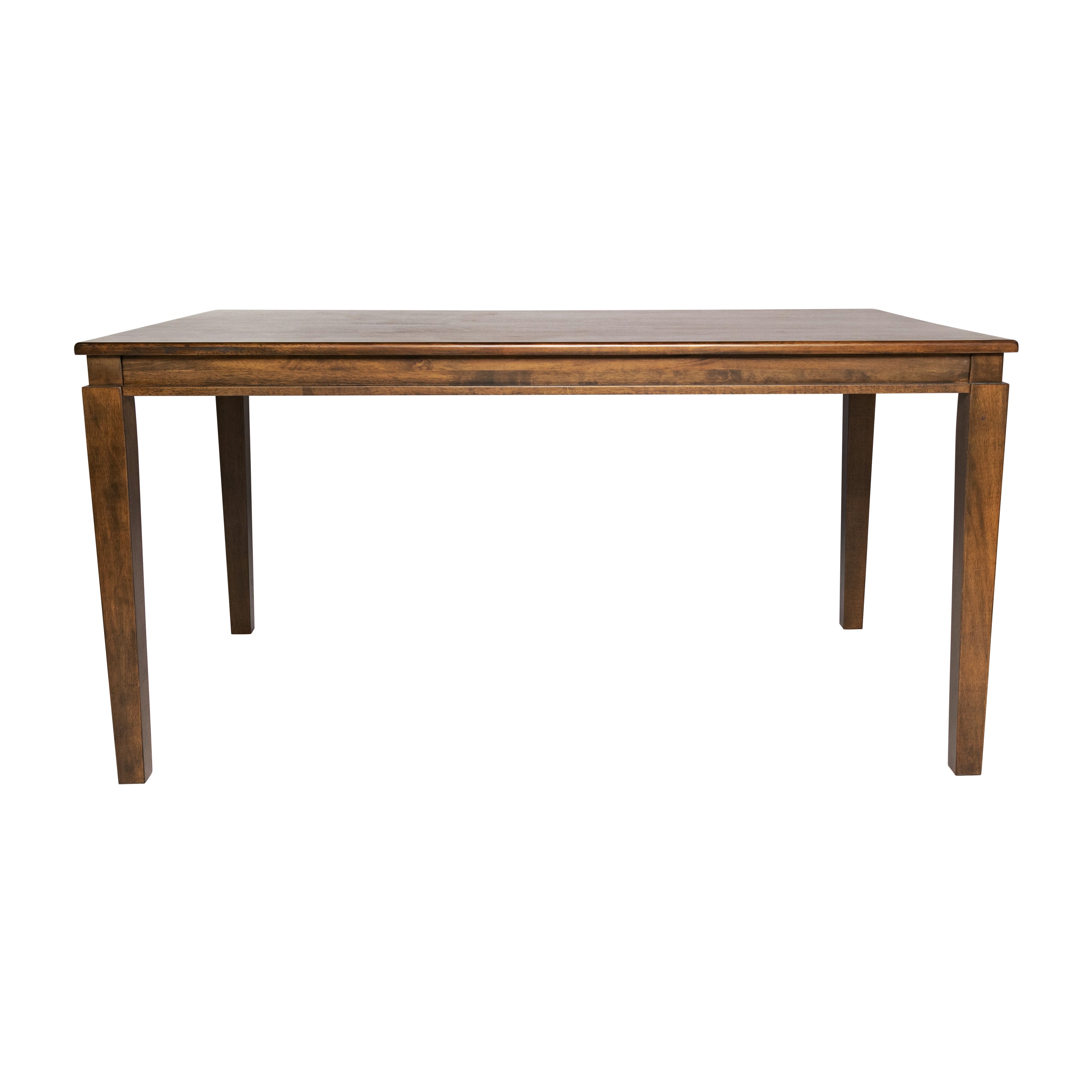 Henry Solid Wood Dining Table, Heavy Duty Rectangle Wood Table for 6