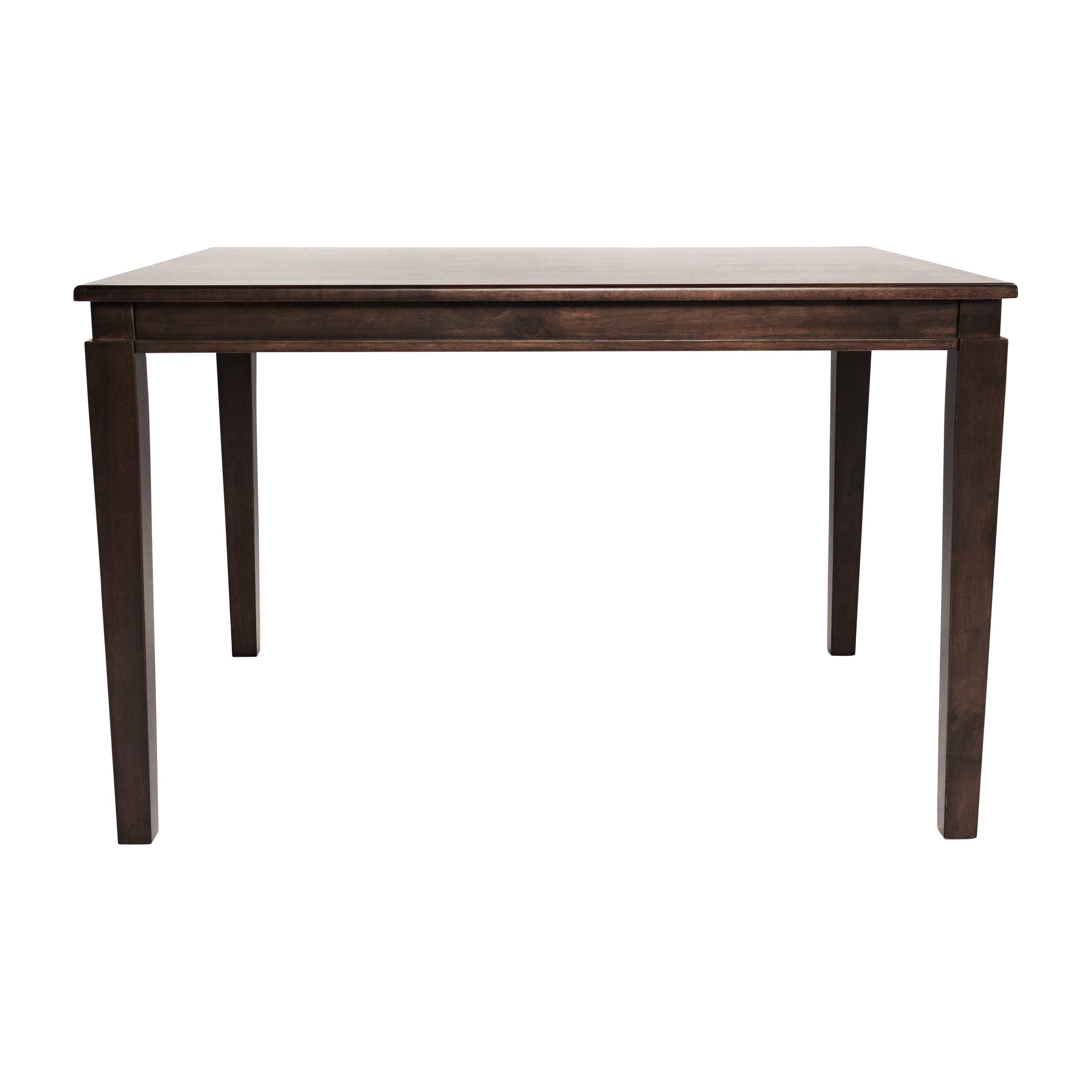 Henry Solid Wood Dining Table, Heavy Duty Rectangle Wood Table for 4