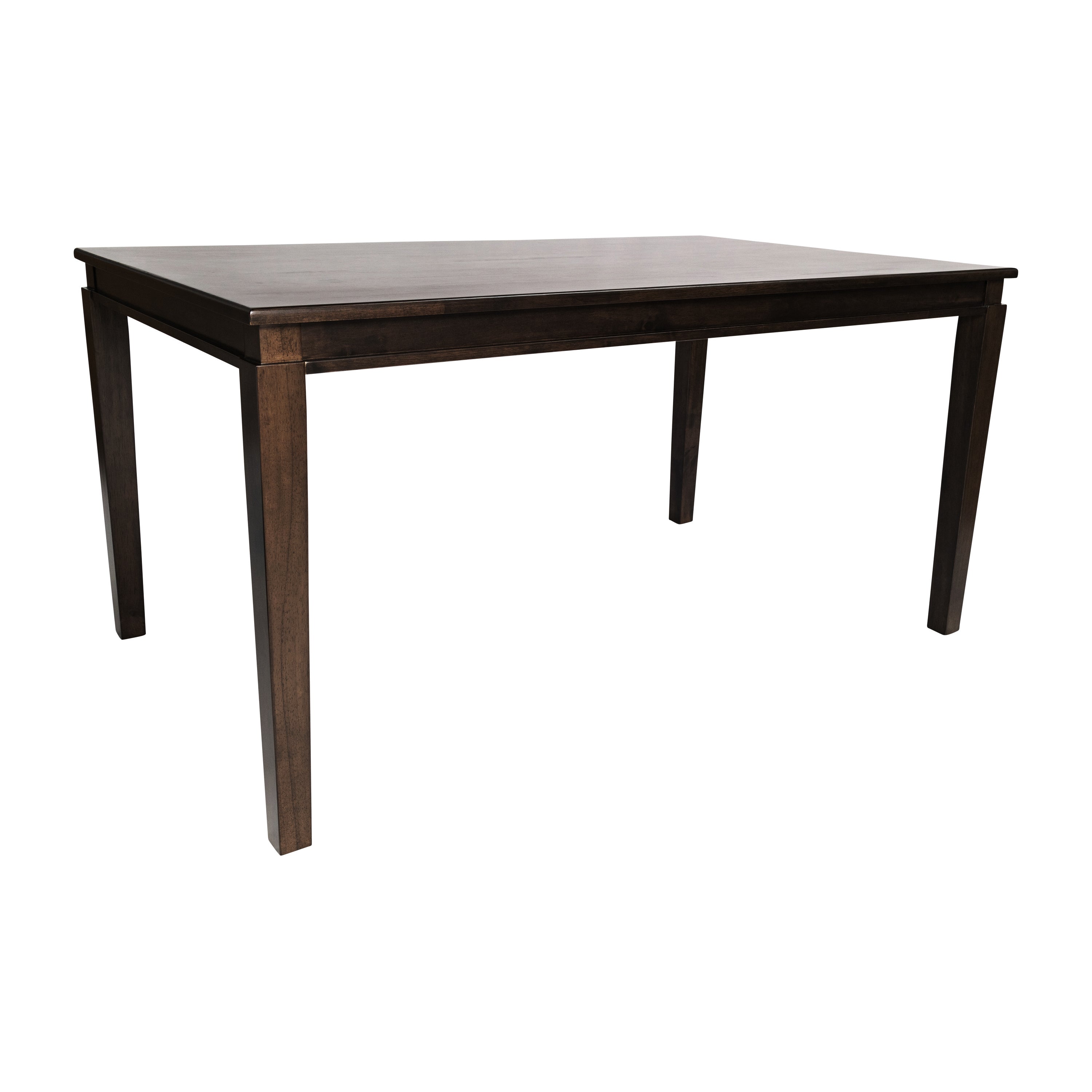 Henry Solid Wood Dining Table, Heavy Duty Rectangle Wood Table for 6