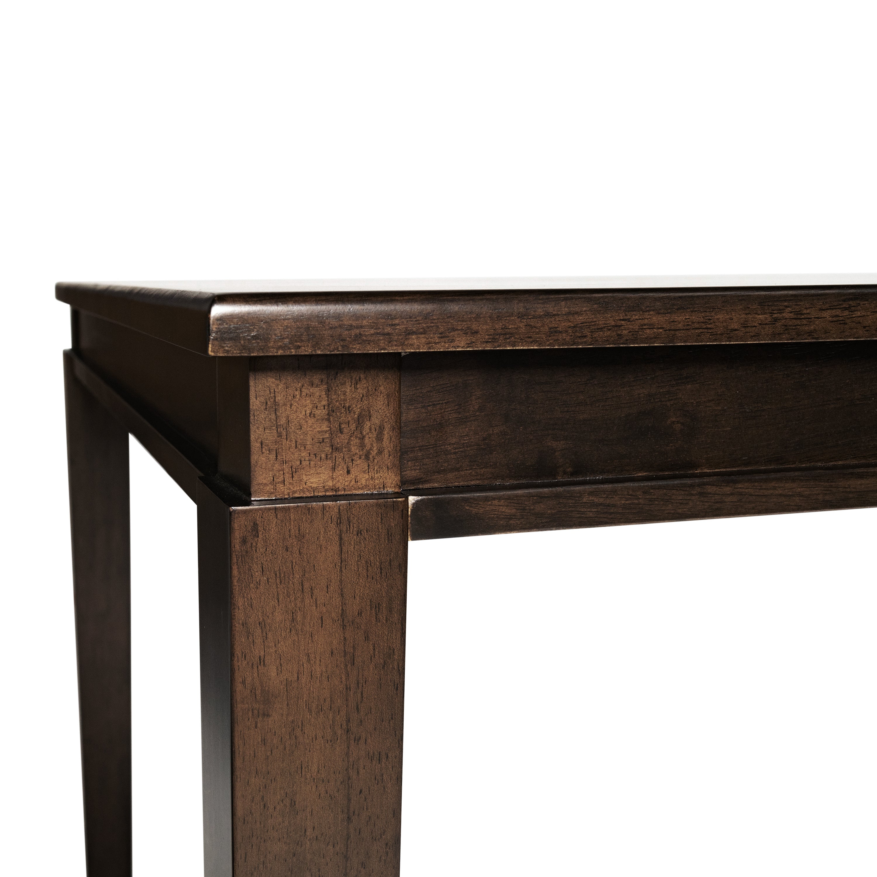 Henry Solid Wood Dining Table, Heavy Duty Rectangle Wood Table for 6