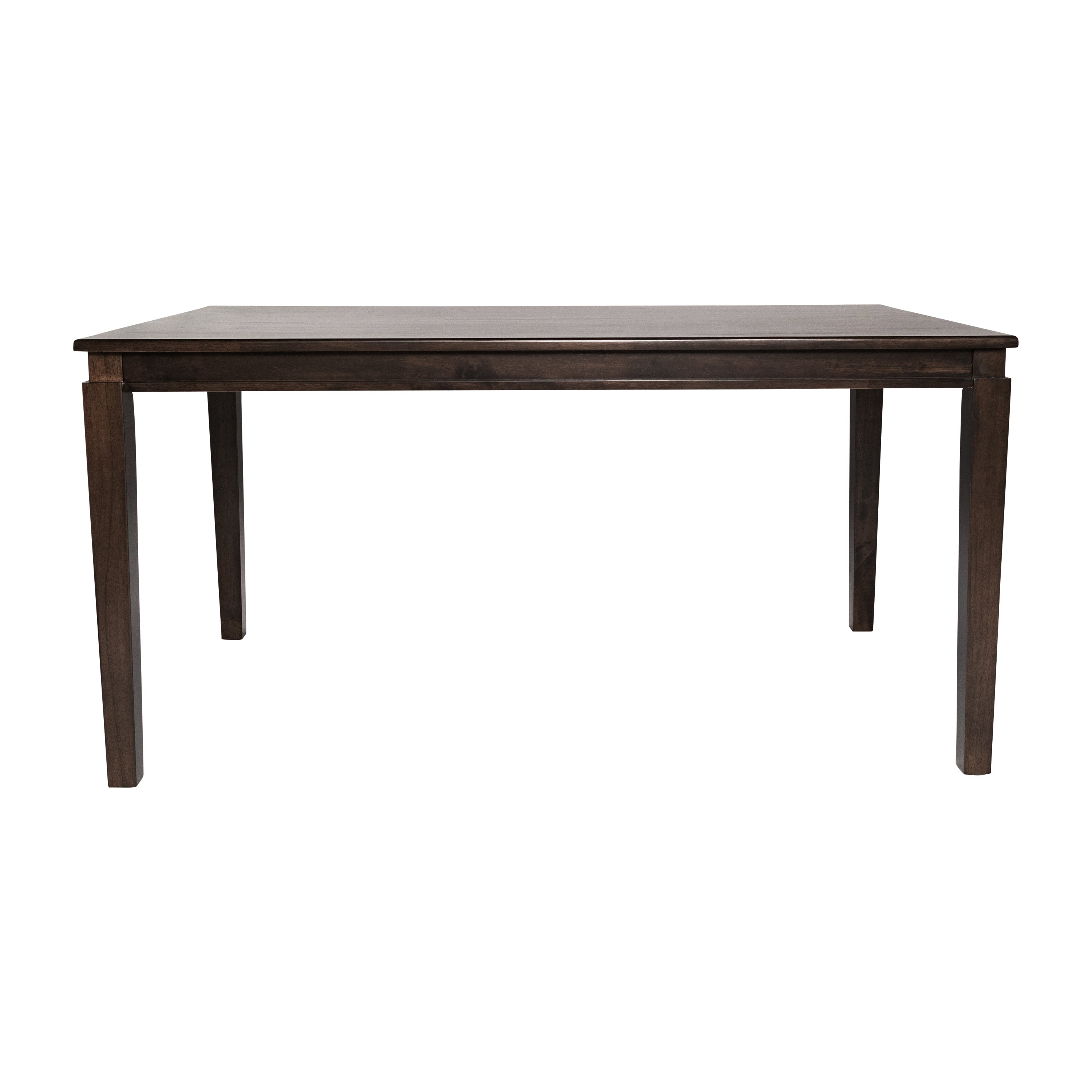 Henry Solid Wood Dining Table, Heavy Duty Rectangle Wood Table for 6