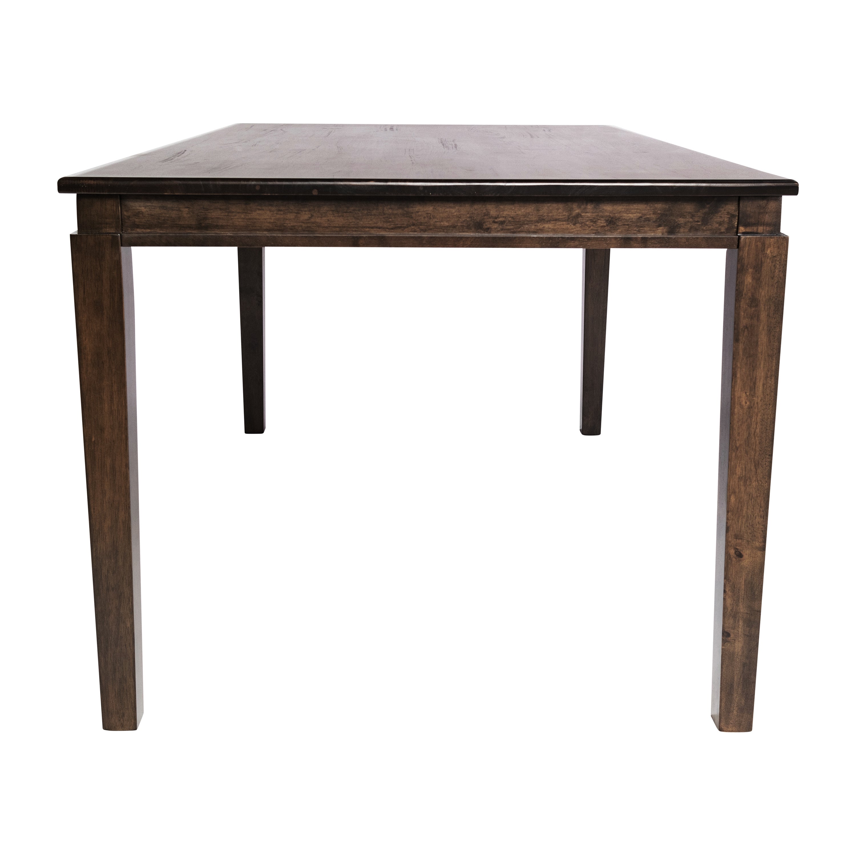 Henry Solid Wood Dining Table, Heavy Duty Rectangle Wood Table for 6