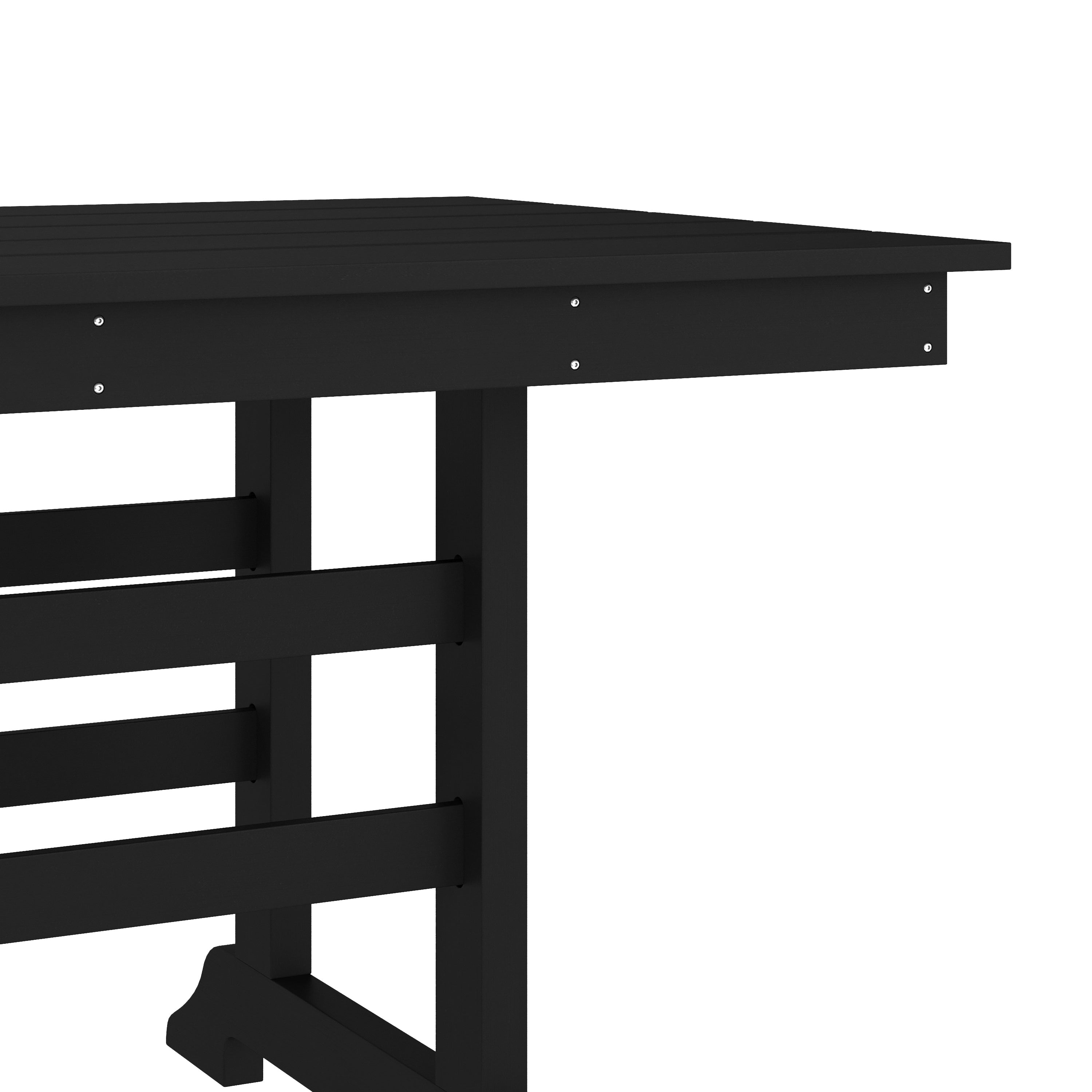 Abraham Indoor/Outdoor Recycled HDPE Adirondack Dining Table