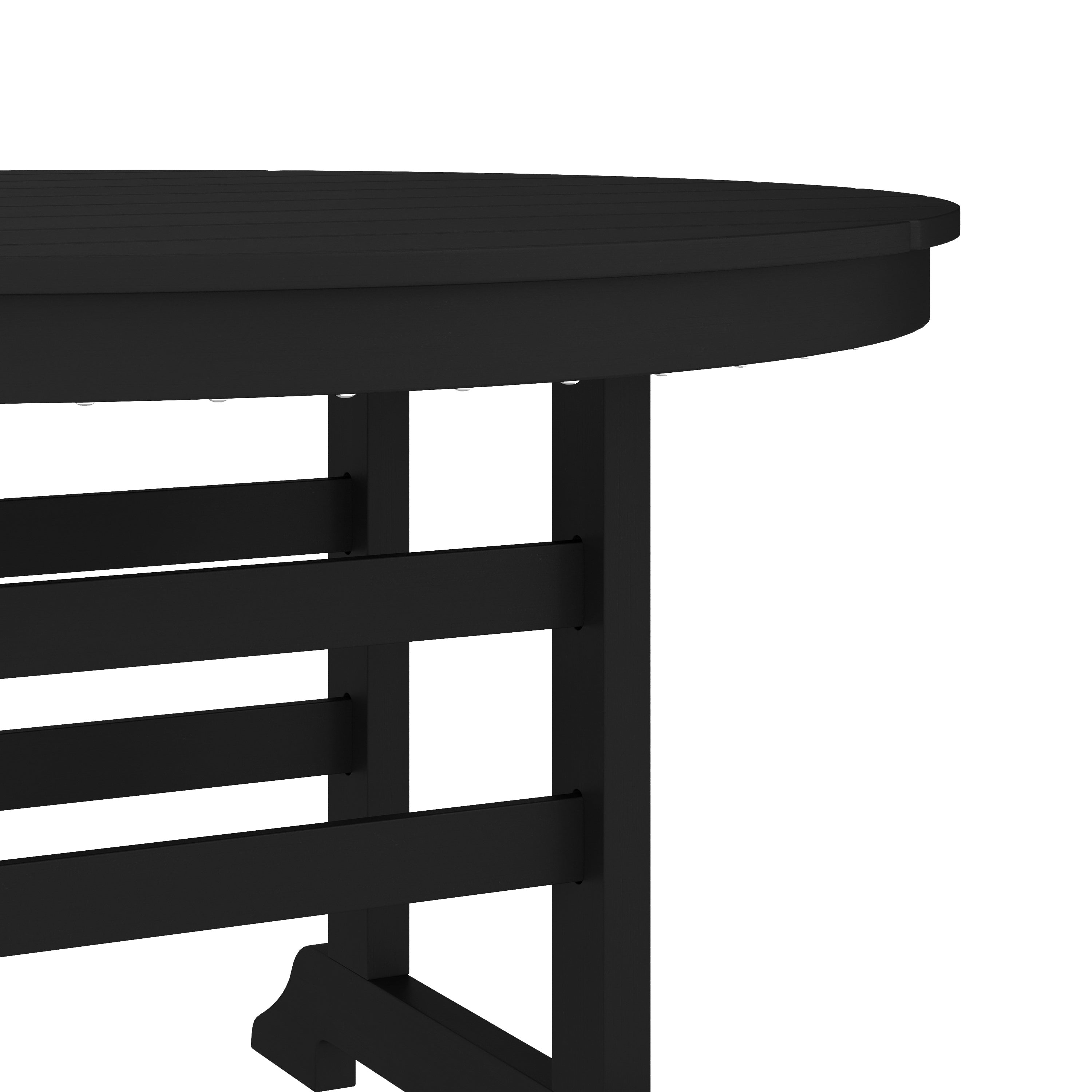 Colonel Indoor/Outdoor Recycled HDPE Adirondack Dining Table