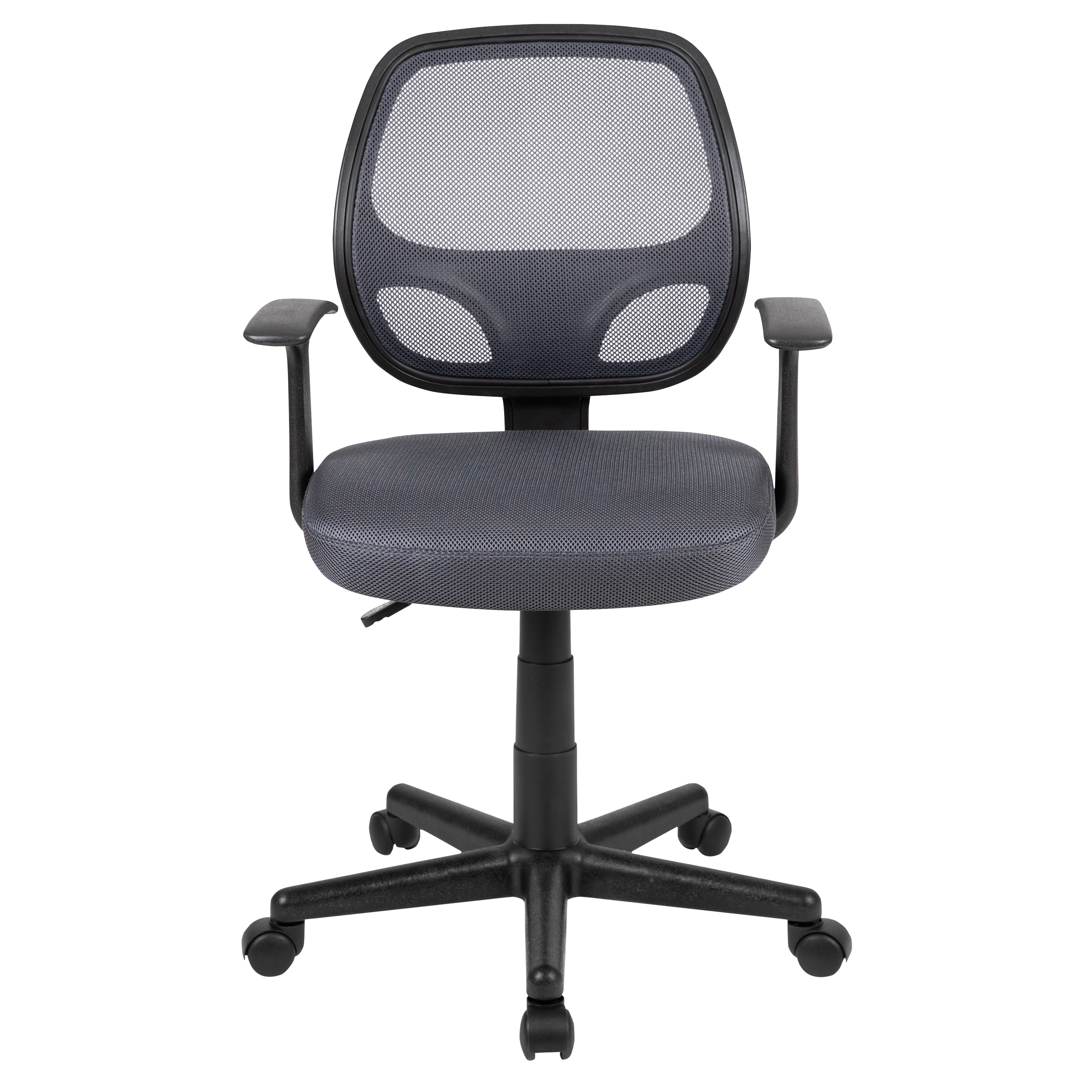 Flash Fundamentals Mid-Back Mesh Swivel Ergonomic Task Office Chair with Arms