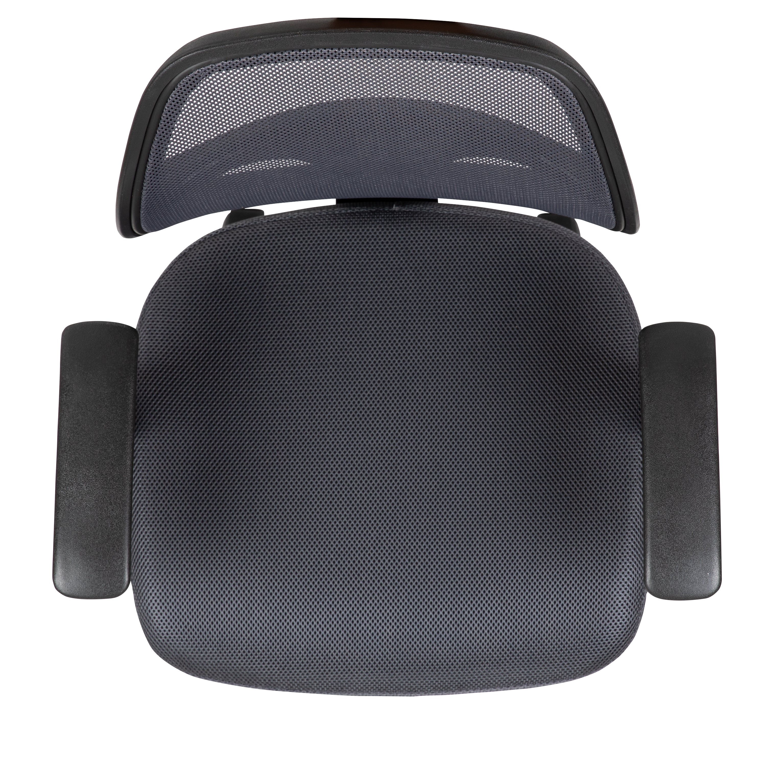 Flash Fundamentals Mid-Back Mesh Swivel Ergonomic Task Office Chair with Arms