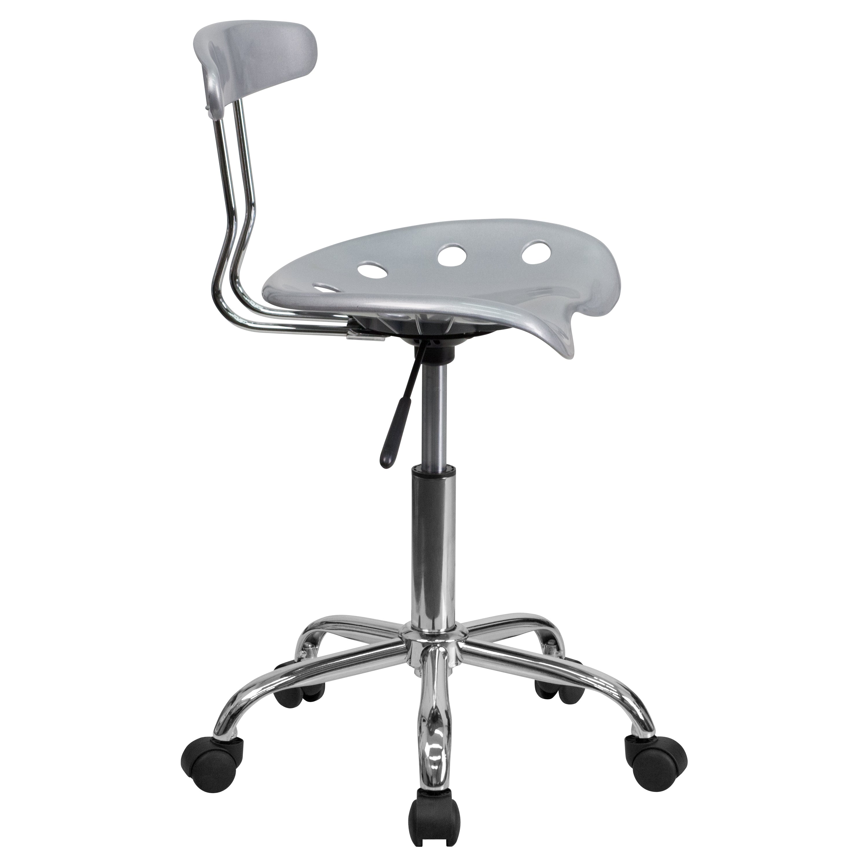 Swivel Task Chair | Adjustable Swivel Chair for Desk and Office with Tractor Seat-Office Chair-Flash Furniture-Wall2Wall Furnishings
