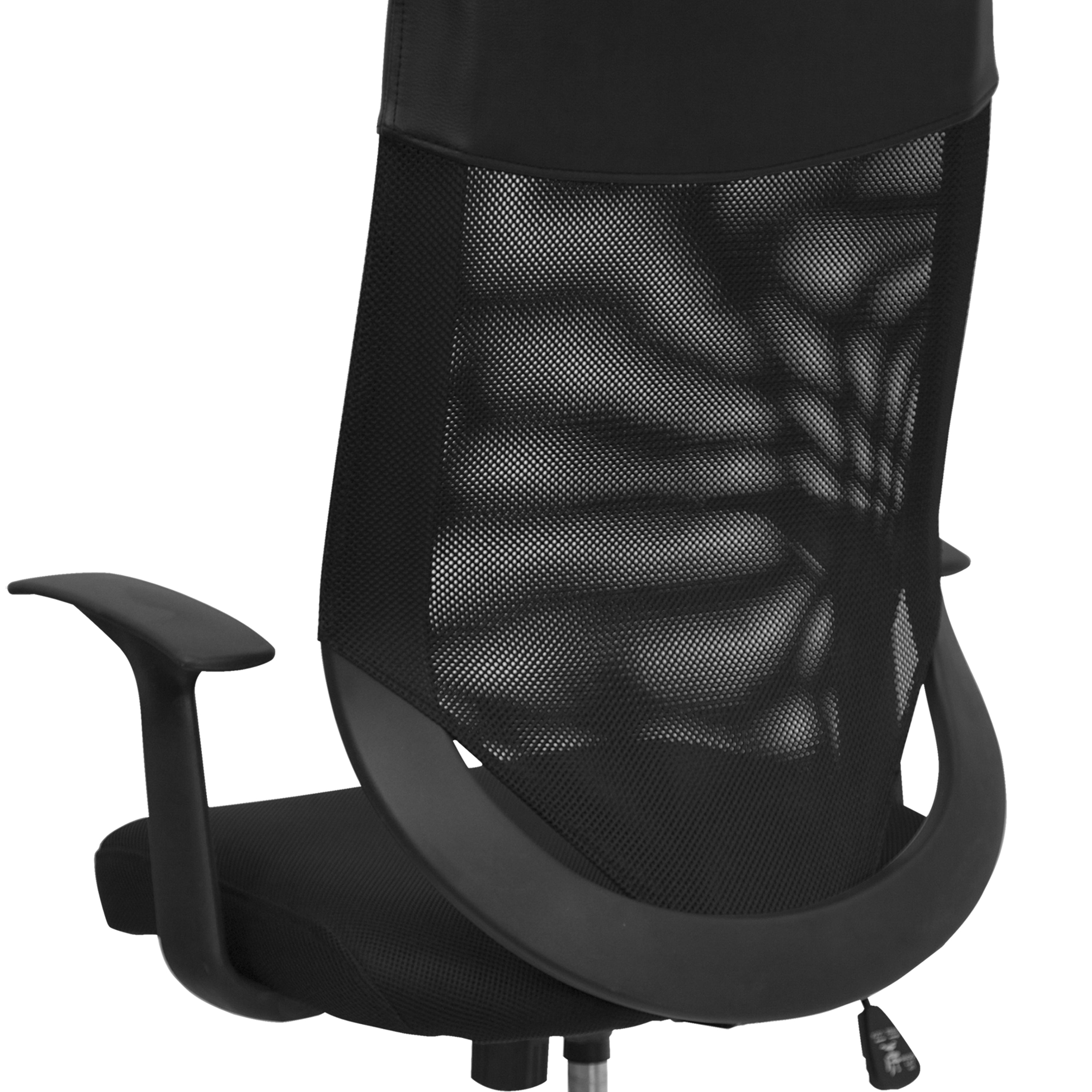 High Back Mesh Executive Swivel Office Chair with Arms-Office Chair-Flash Furniture-Wall2Wall Furnishings