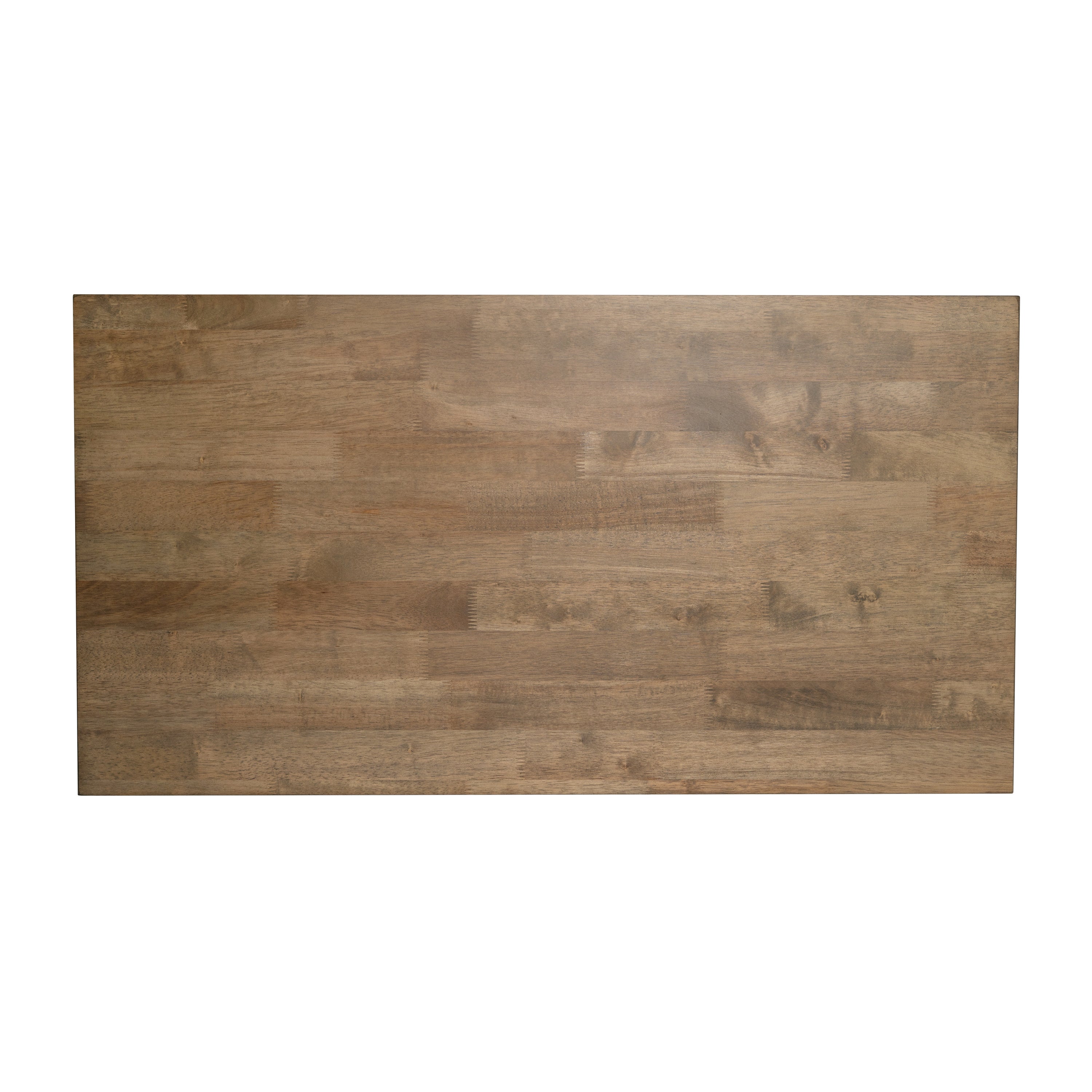 Eli Solid Wood Farmhouse Coffee Table, Trestle Style Accent Table
