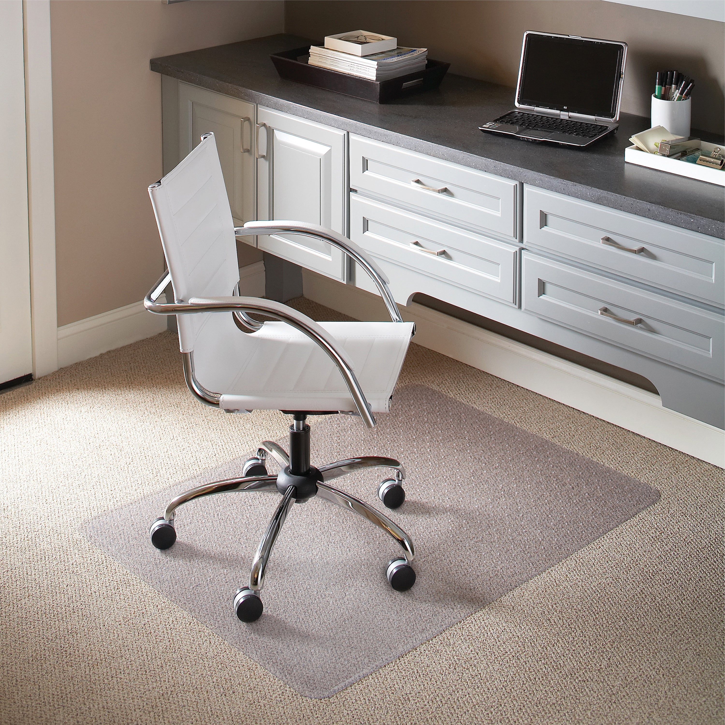 45'' x 53'' Carpet Chair Mat-Office Chair Mats-Flash Furniture-Wall2Wall Furnishings