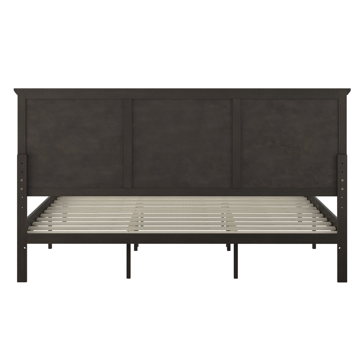 Fiona Solid Wood Platform Bed Frame with Headboard, Footboard, and Slatted Bottom