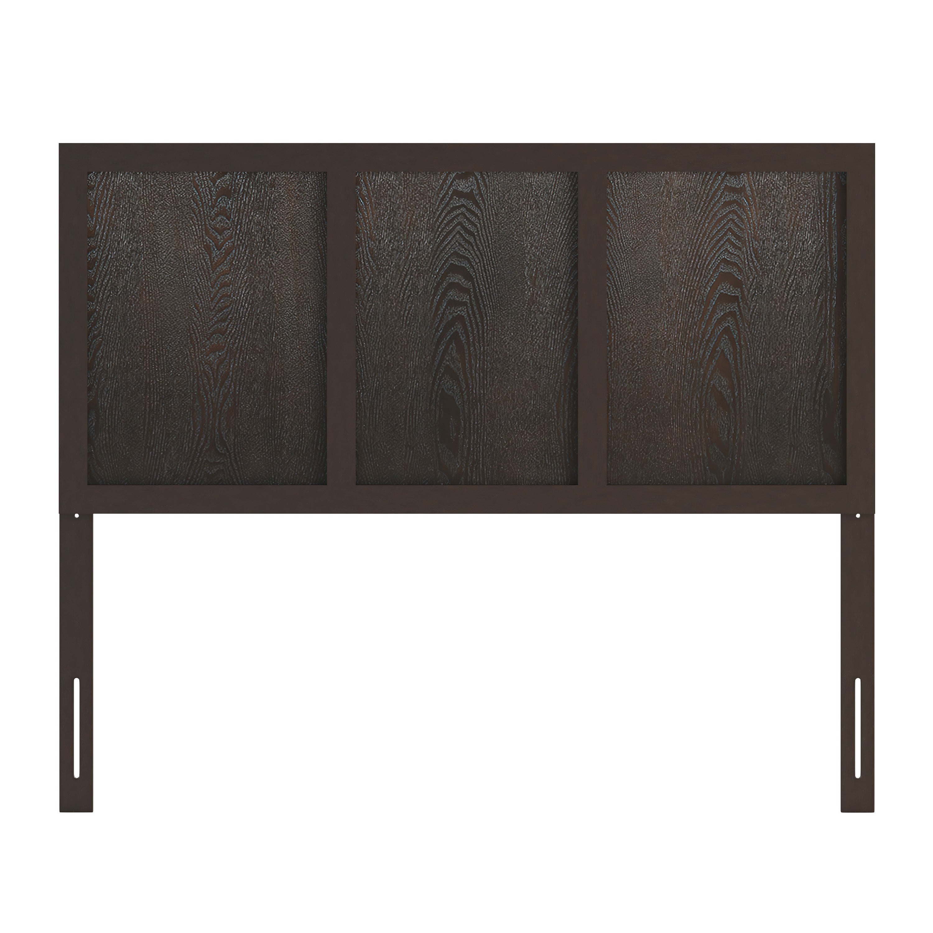 Oliver Paneled Wooden Adjustable Headboard for Universal Metal Bed Frames