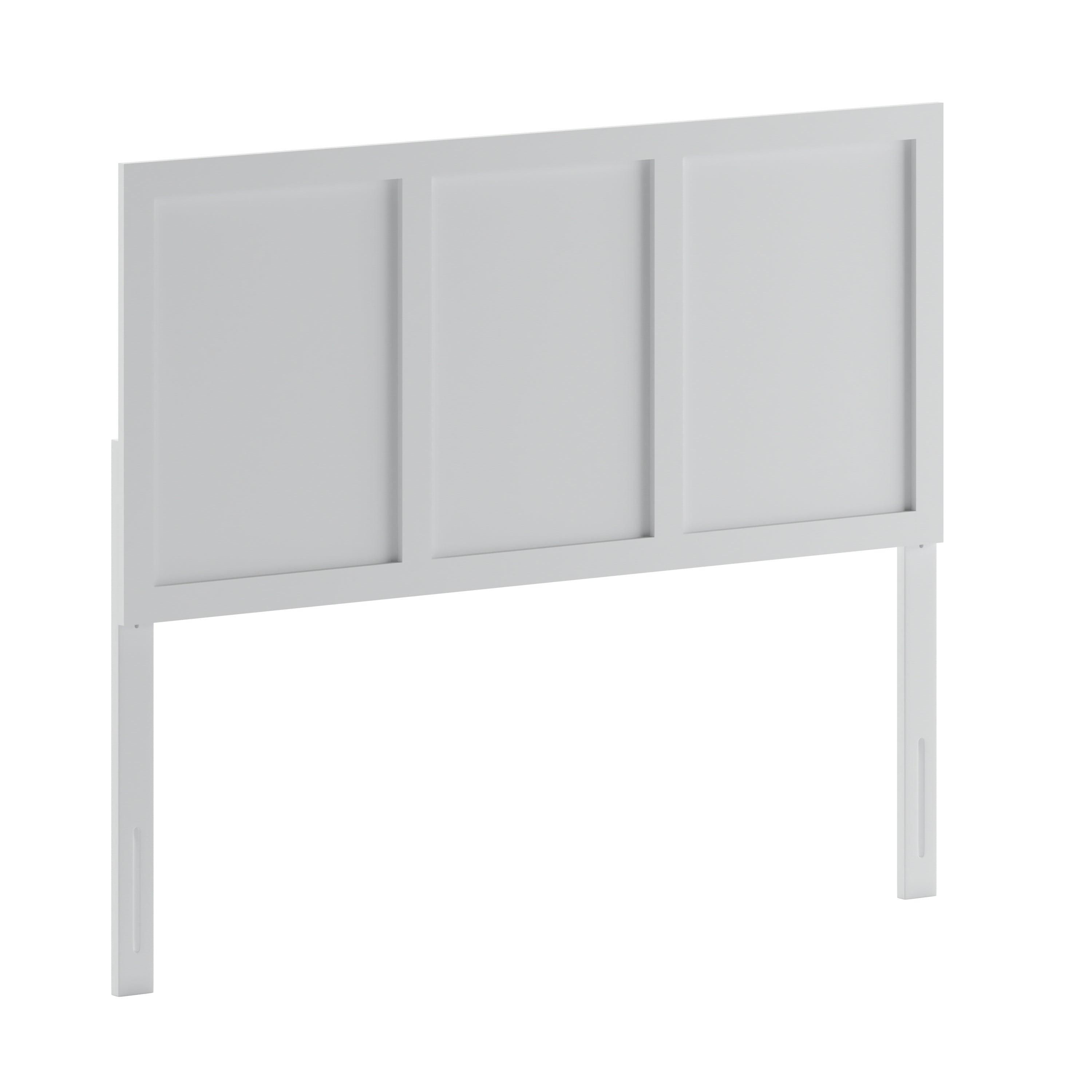 Oliver Paneled Wooden Adjustable Headboard for Universal Metal Bed Frames