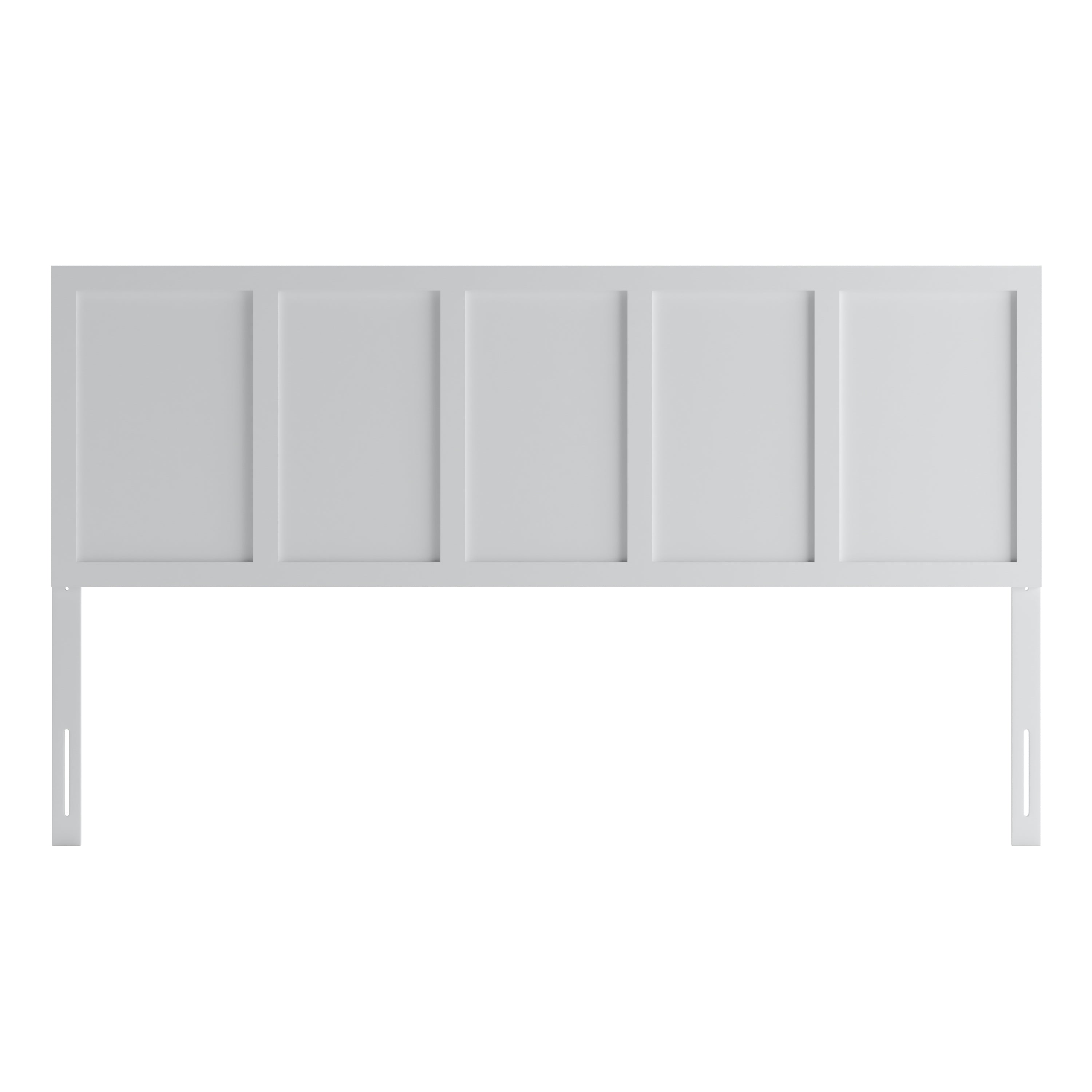 Oliver Paneled Wooden Adjustable Headboard for Universal Metal Bed Frames