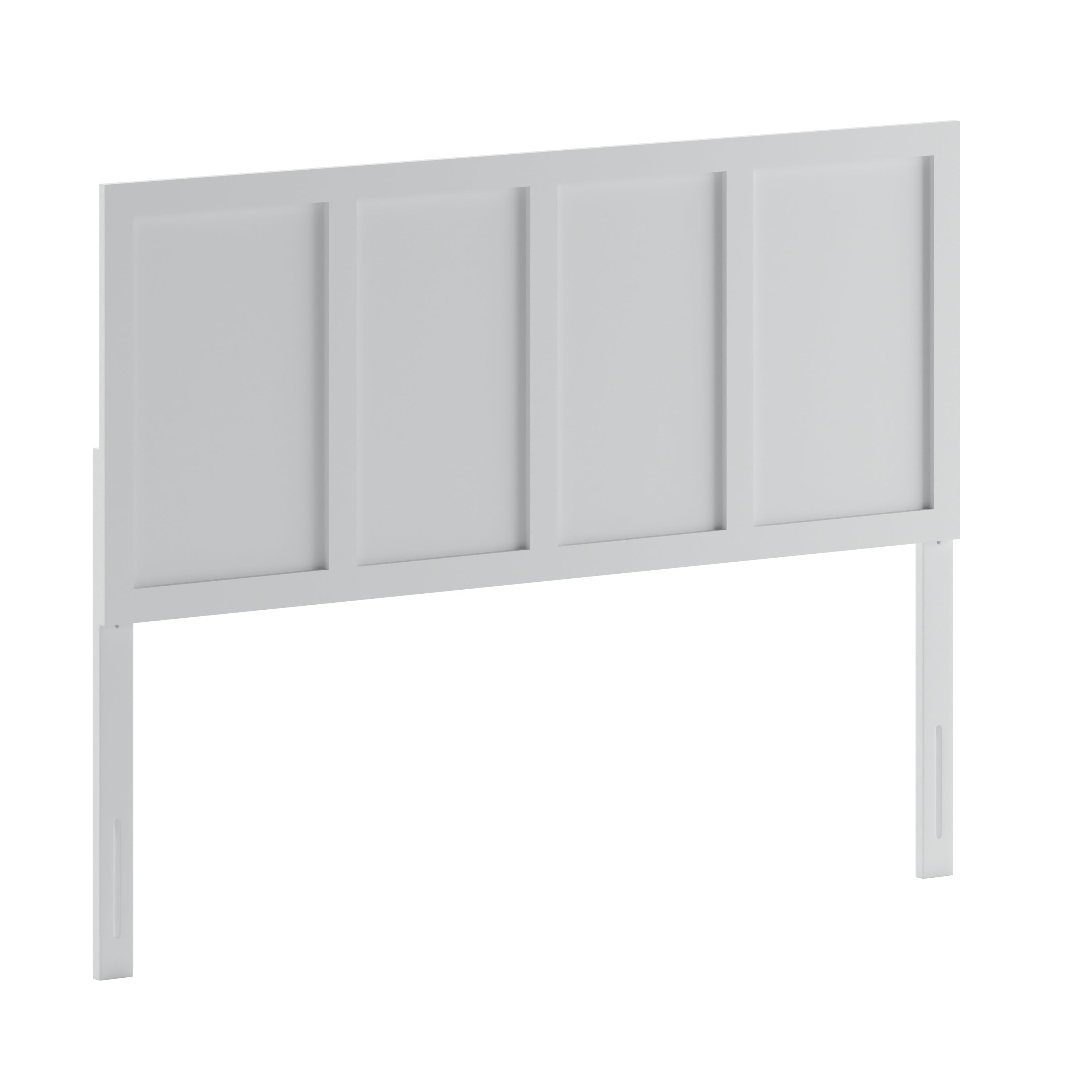 Oliver Paneled Wooden Adjustable Headboard for Universal Metal Bed Frames