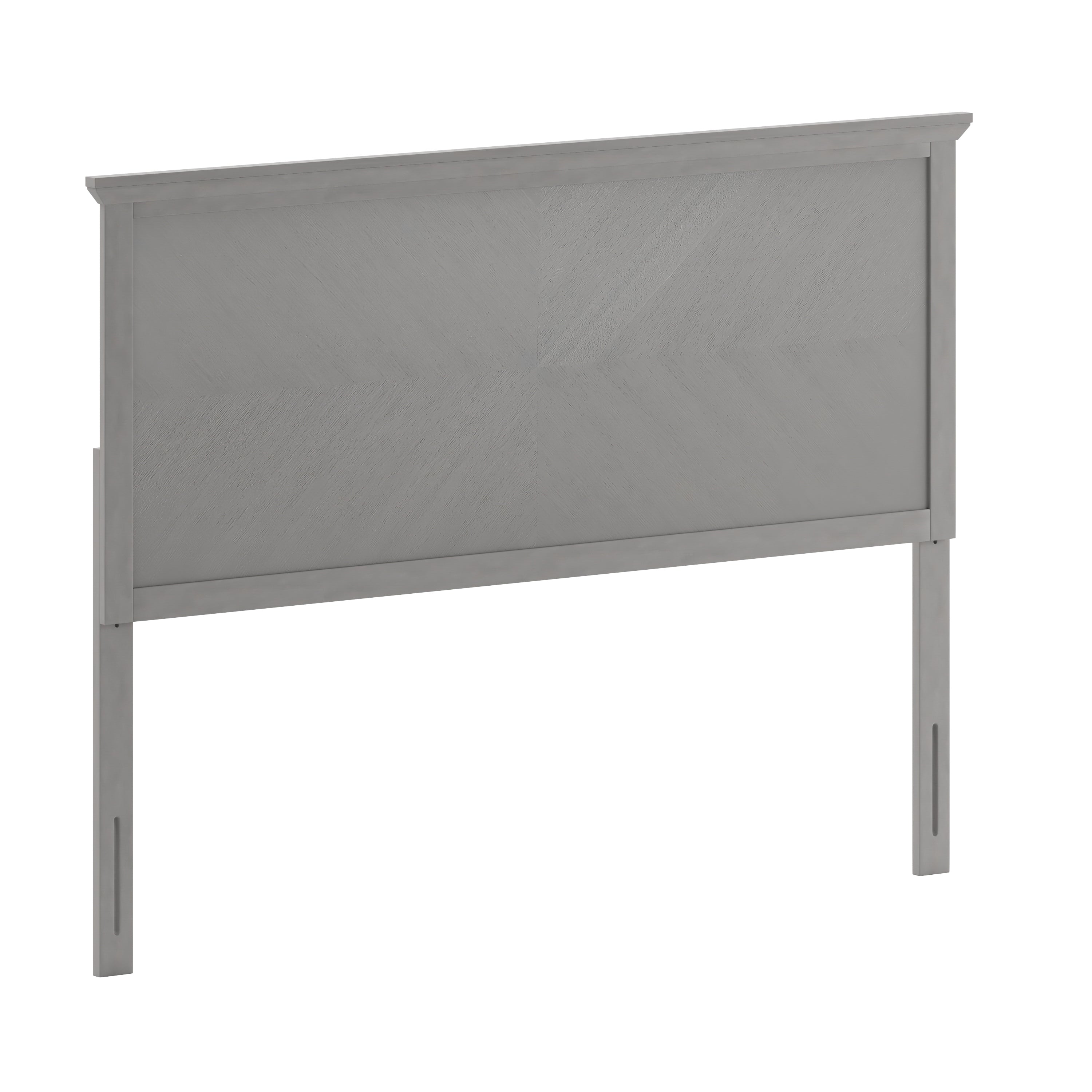 Fiona Herring Bone Wooden Adjustable Headboard for Universal Metal Bed Frames