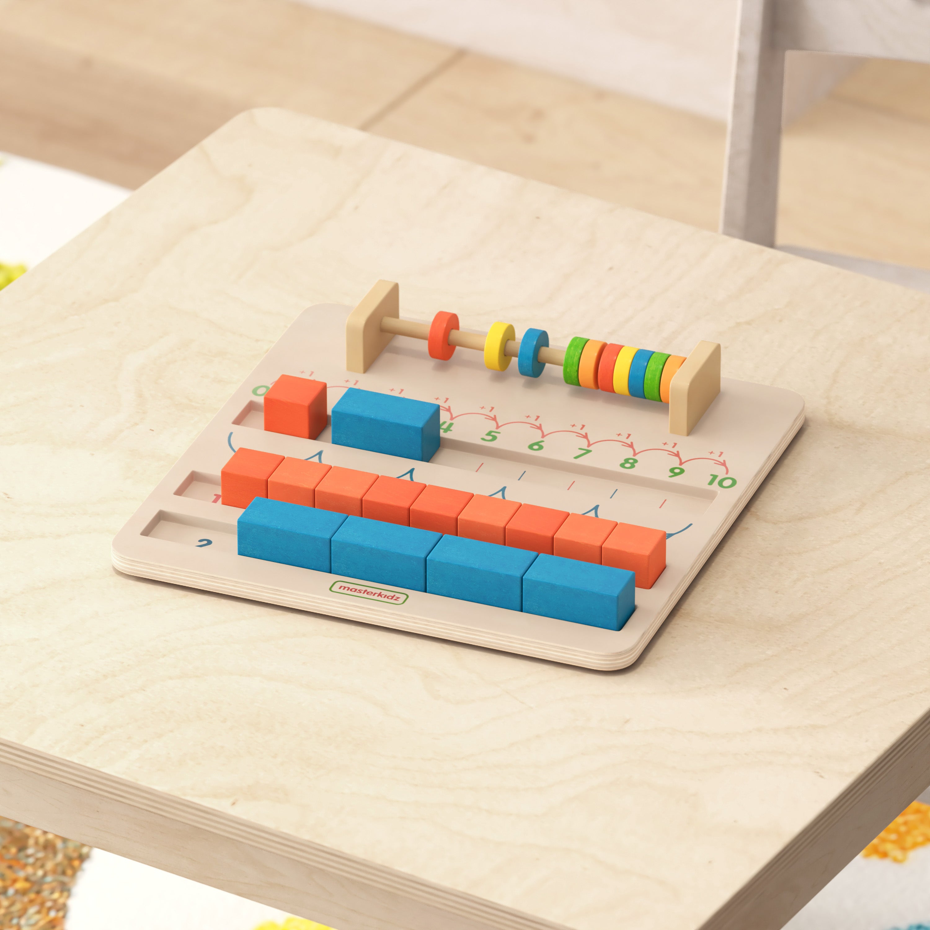 Bright Beginnings Commercial Grade STEM Number Counting Learning Board-Learning Puzzles-Flash Furniture-Wall2Wall Furnishings