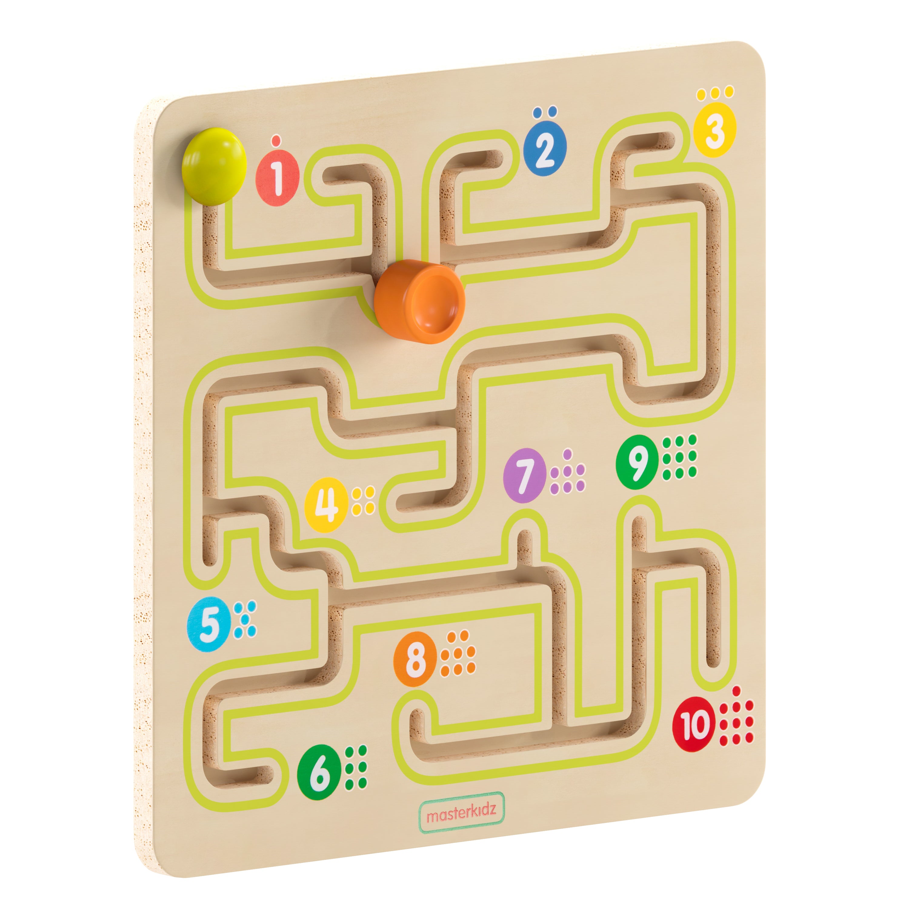 Bright Beginnings Commercial Grade STEM Sliding Maze Learning Board-Learning Puzzles-Flash Furniture-Wall2Wall Furnishings
