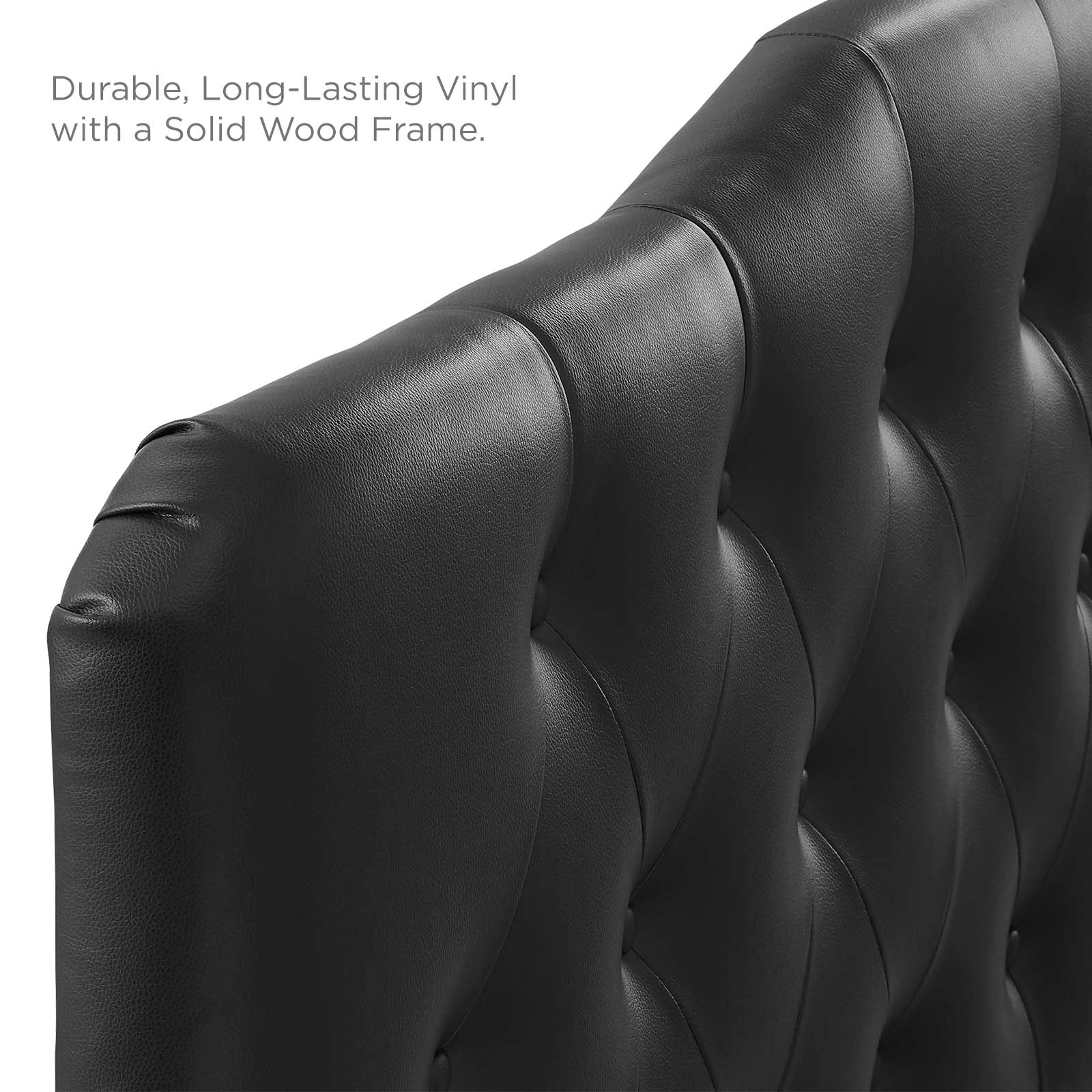 Annabel Upholstered Vinyl Headboard-Headboard-Modway-Wall2Wall Furnishings