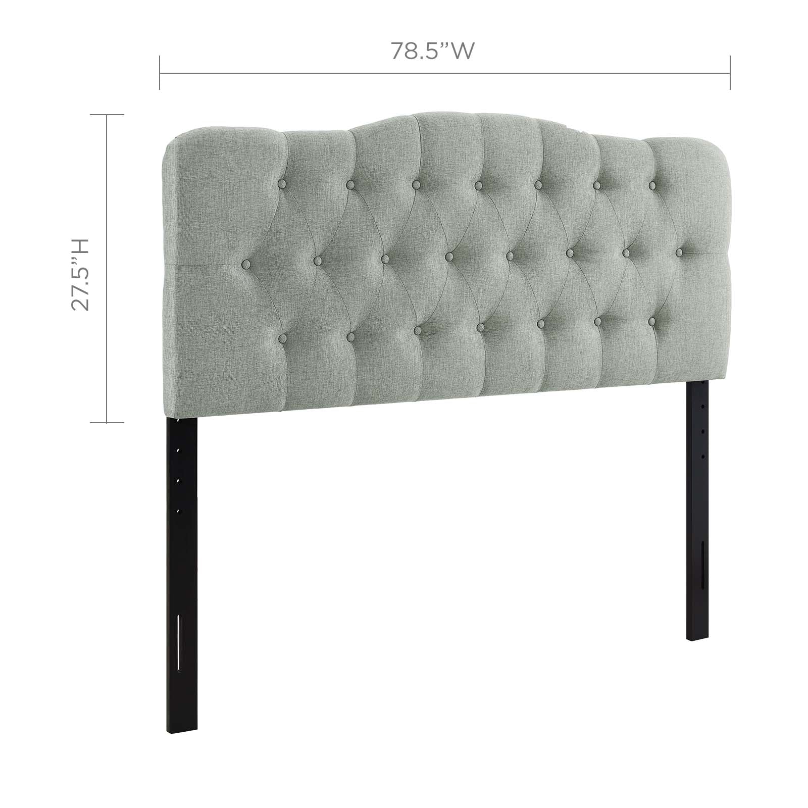 Annabel Upholstered Fabric Headboard-Headboard-Modway-Wall2Wall Furnishings