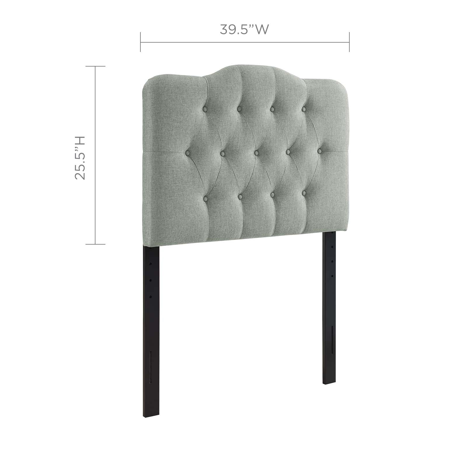 Annabel Upholstered Fabric Headboard-Headboard-Modway-Wall2Wall Furnishings