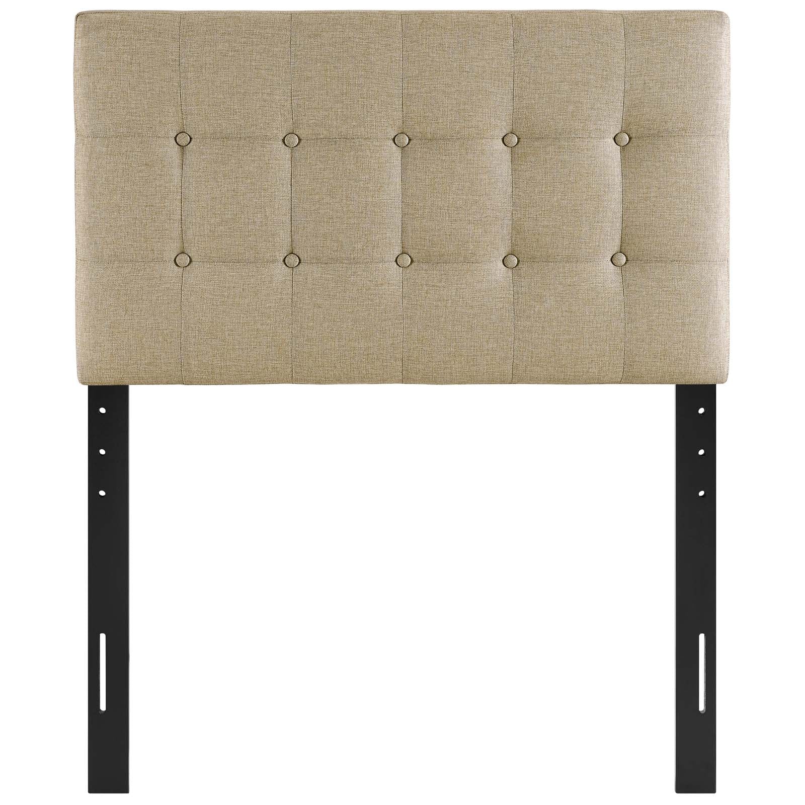Emily Upholstered Fabric Headboard-Headboard-Modway-Wall2Wall Furnishings