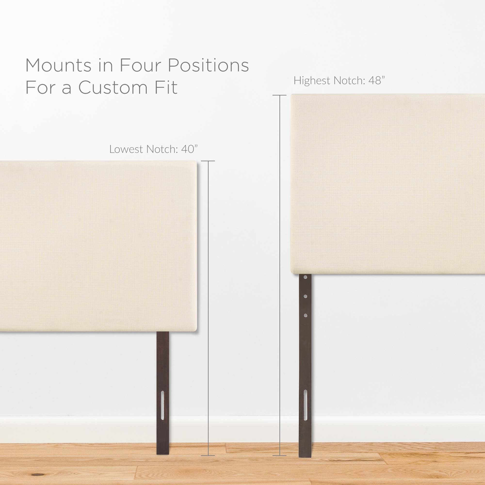 Region Upholstered Fabric Headboard