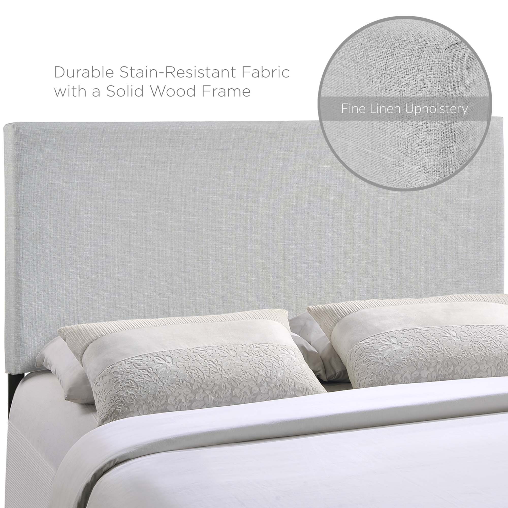 Region Upholstered Fabric Headboard